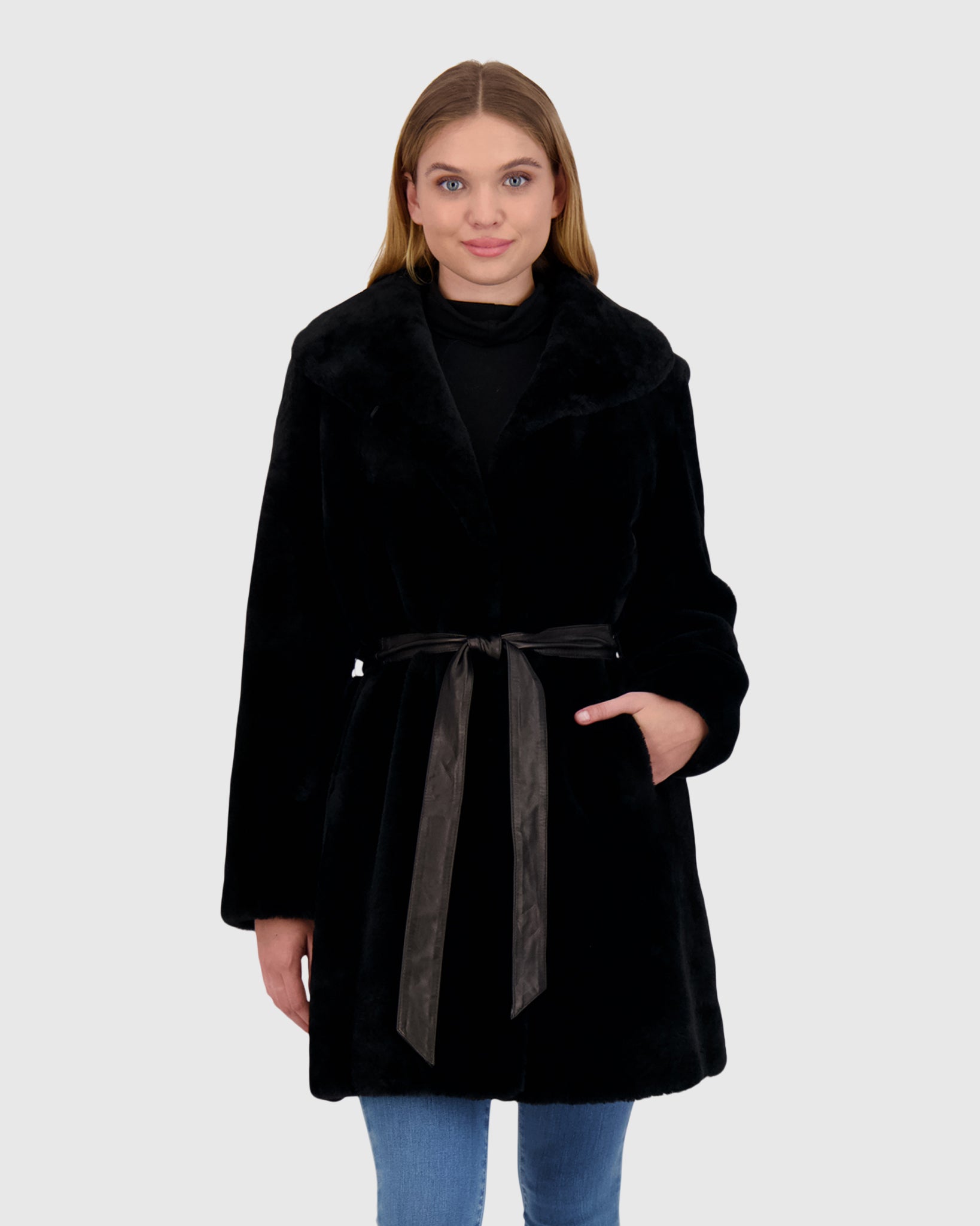 Select Shearling Lamb Stroller Reversible To Nylon