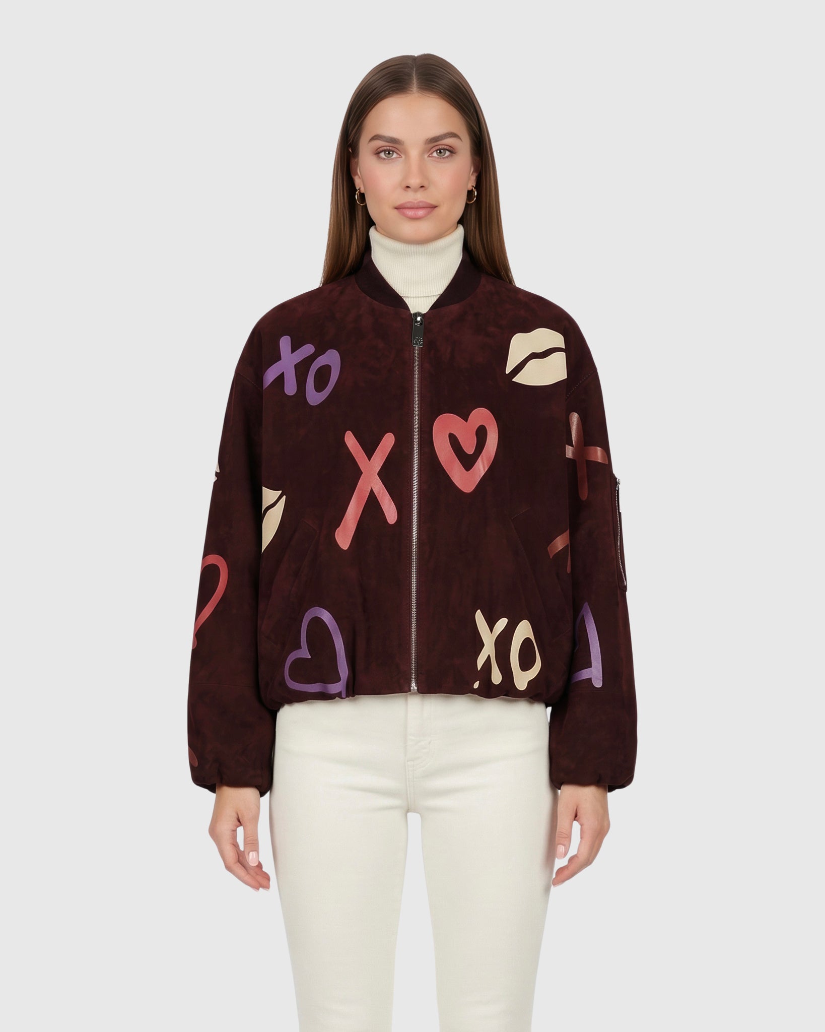 #Color_BURGUNDY/XO MULTI