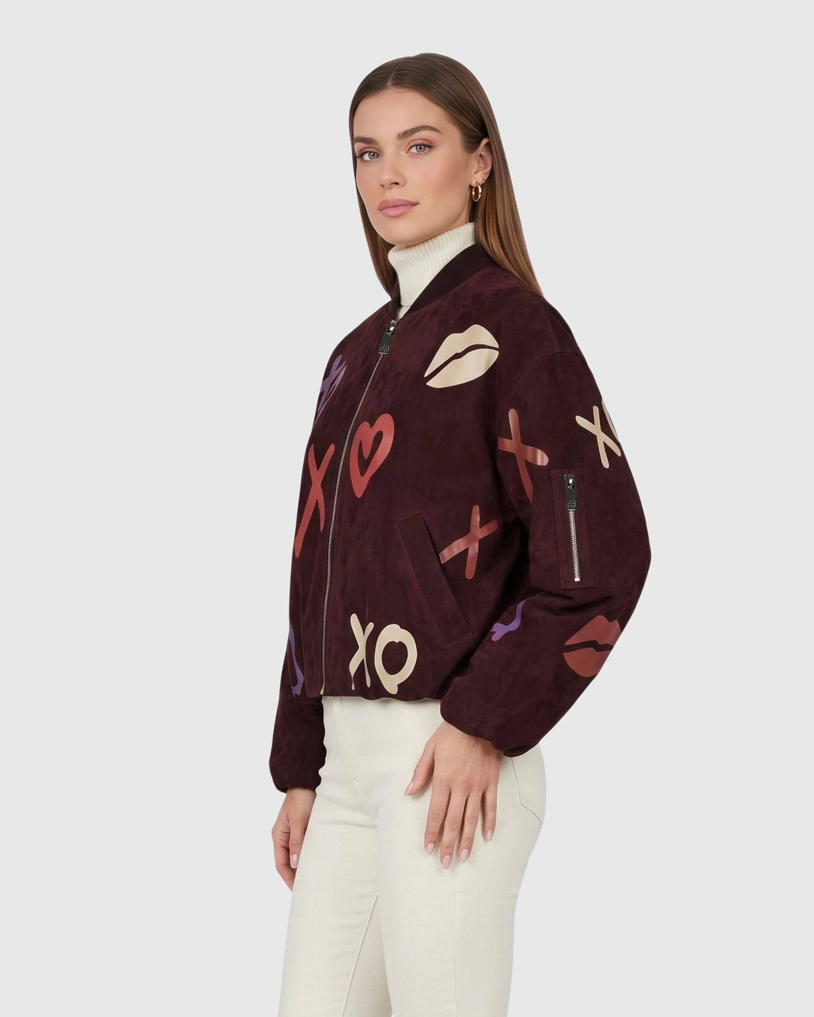 #Color_BURGUNDY/XO MULTI