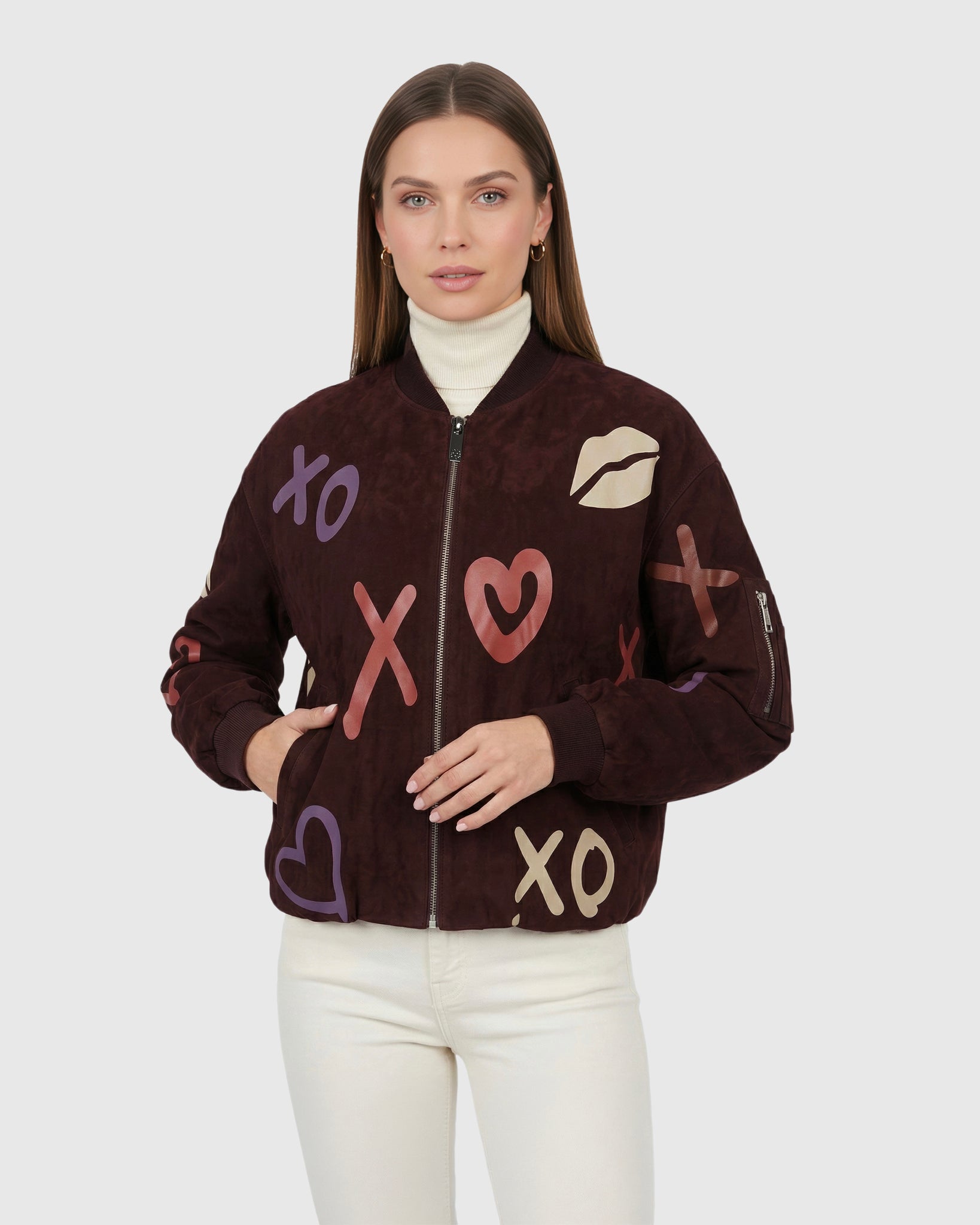 #Color_BURGUNDY/XO MULTI