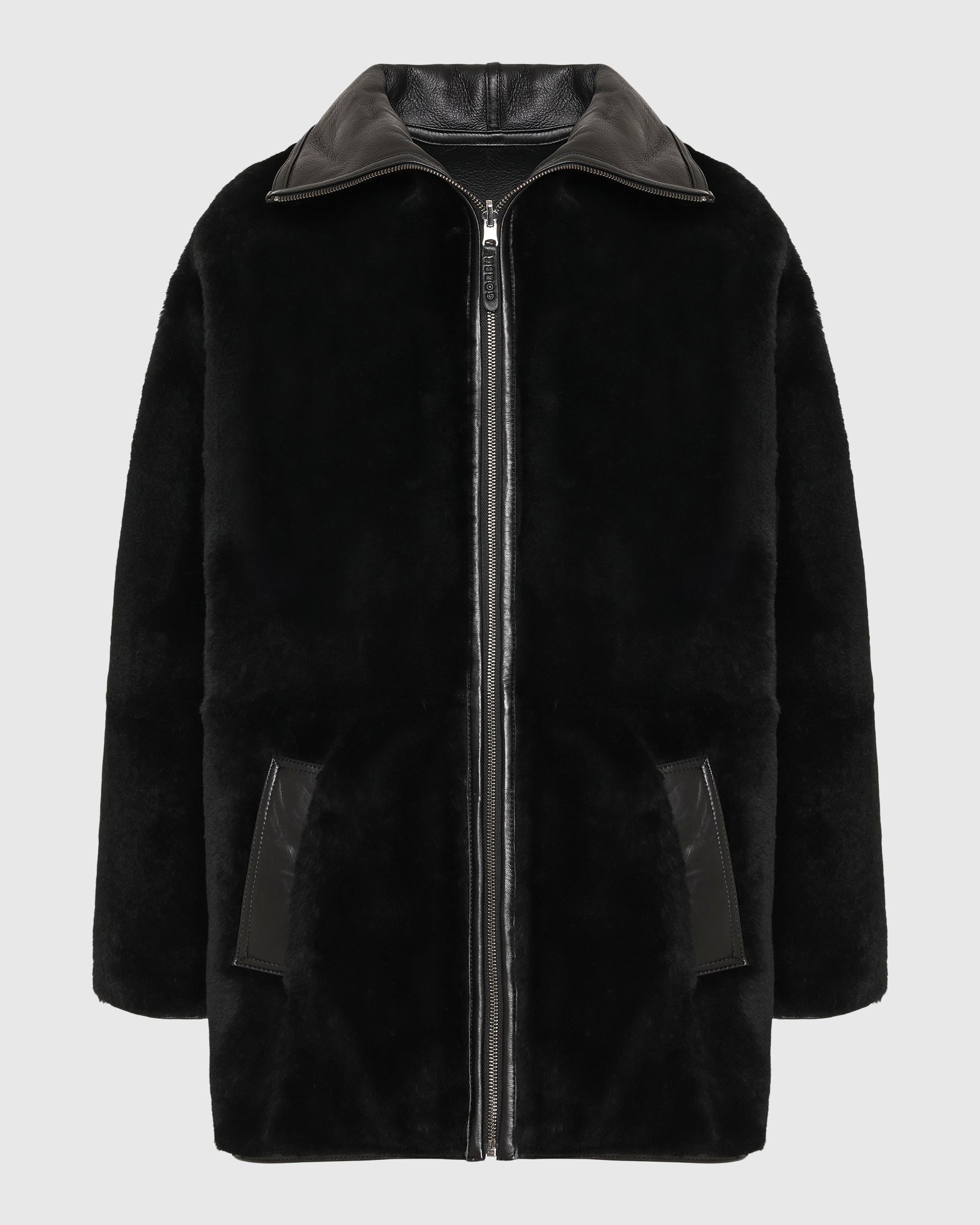 REVERSIBLE SELECT SHEARLING LAMB JACKET