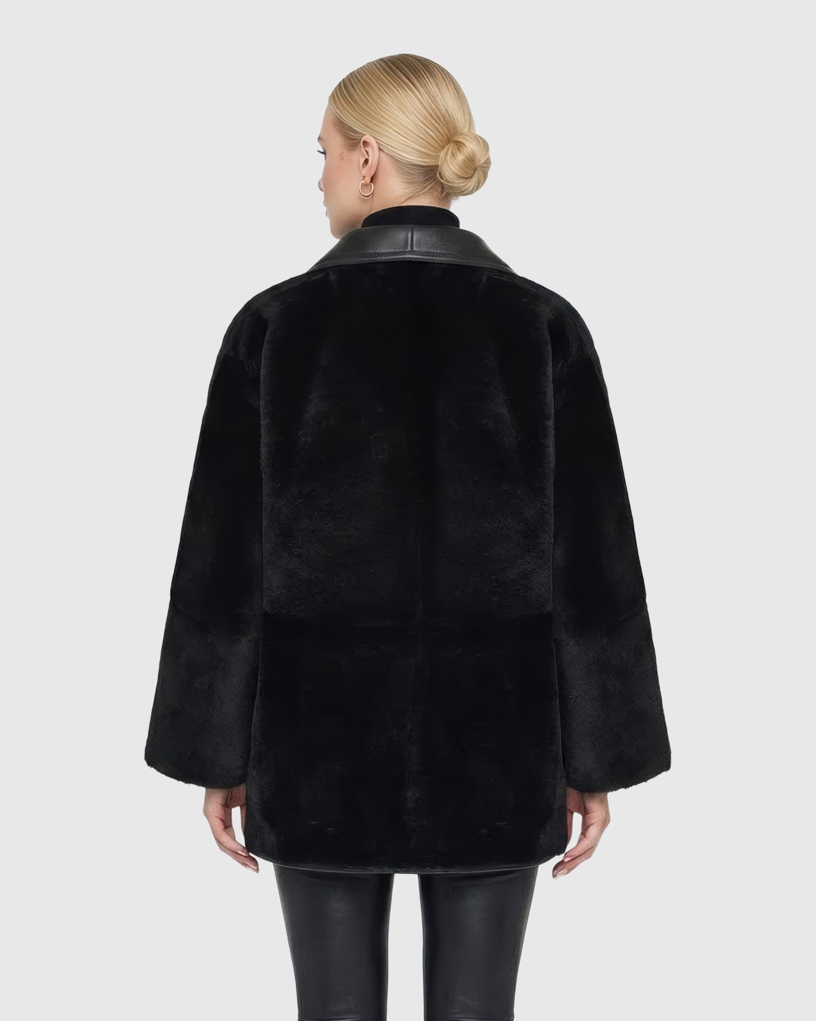 REVERSIBLE SELECT SHEARLING LAMB JACKET