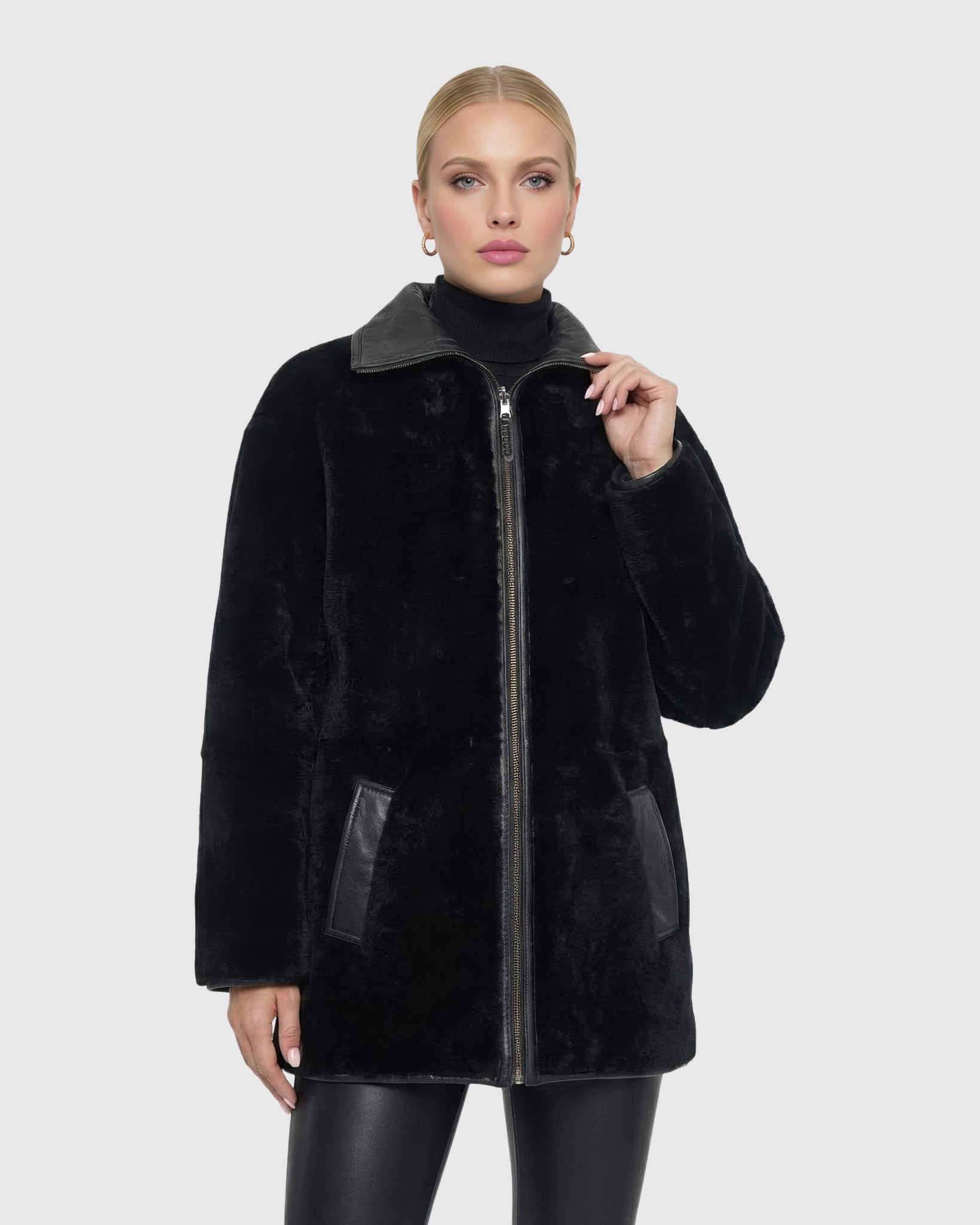 REVERSIBLE SELECT SHEARLING LAMB JACKET
