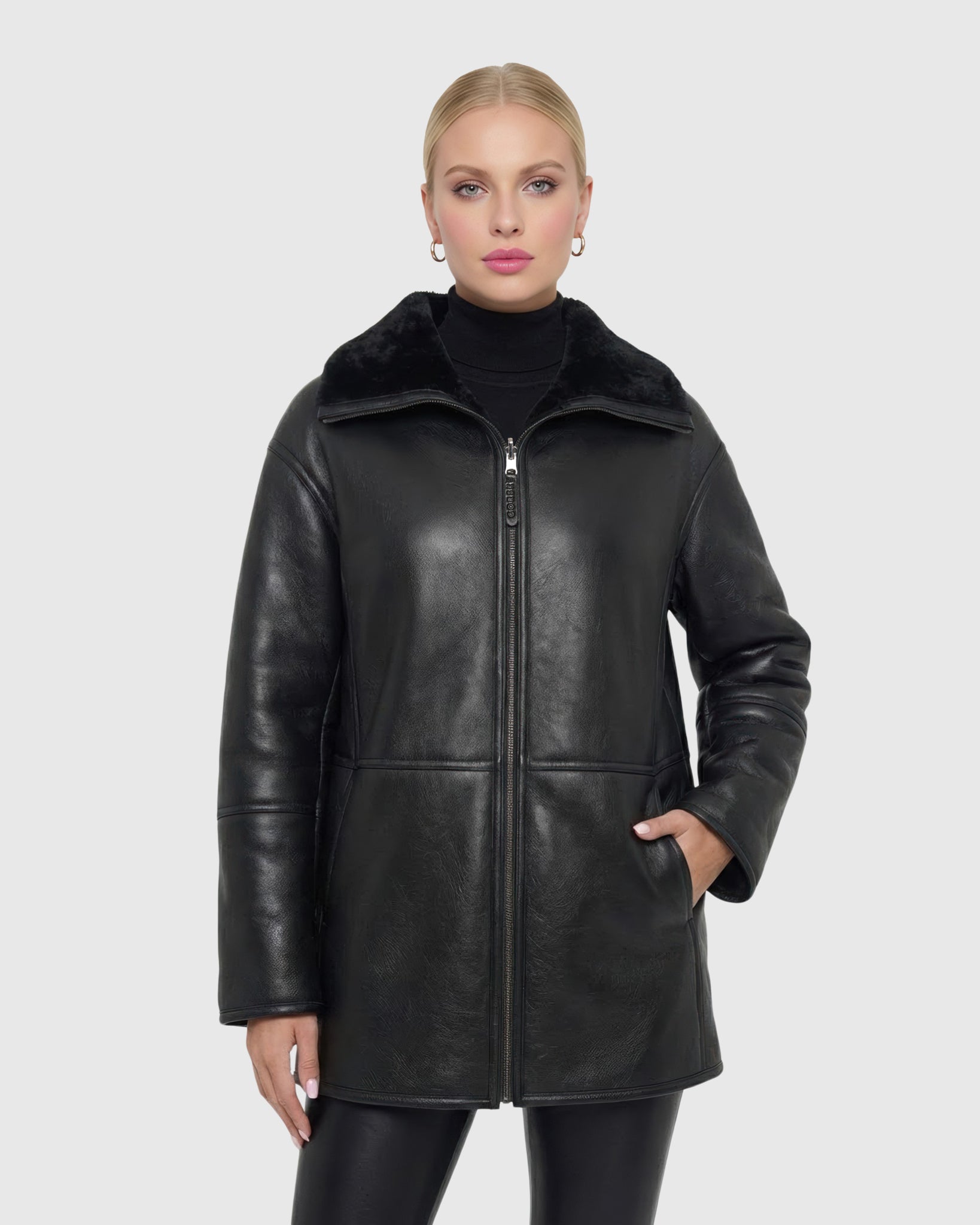 REVERSIBLE SELECT SHEARLING LAMB JACKET