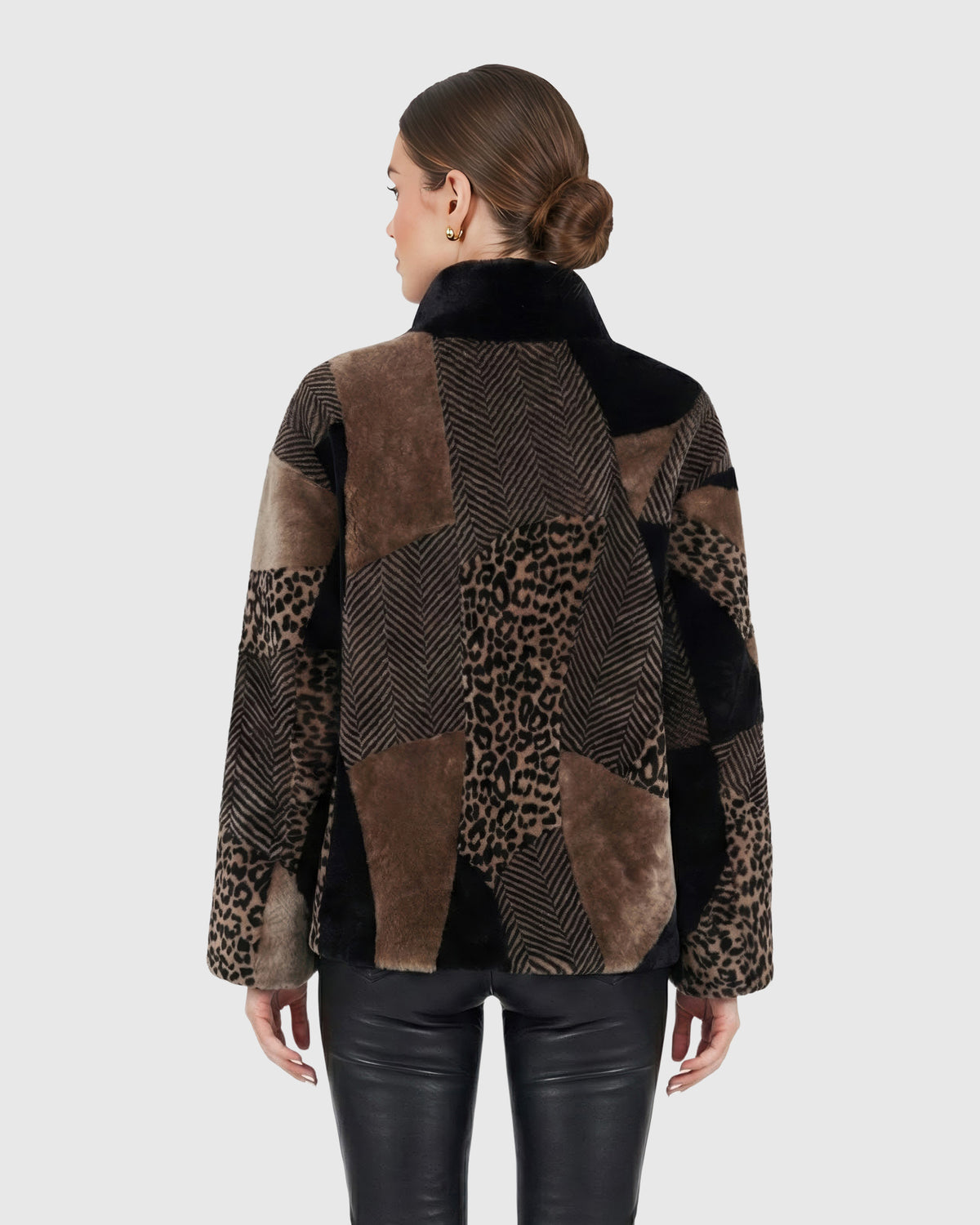 #Color_Gray Animal Print/Multi