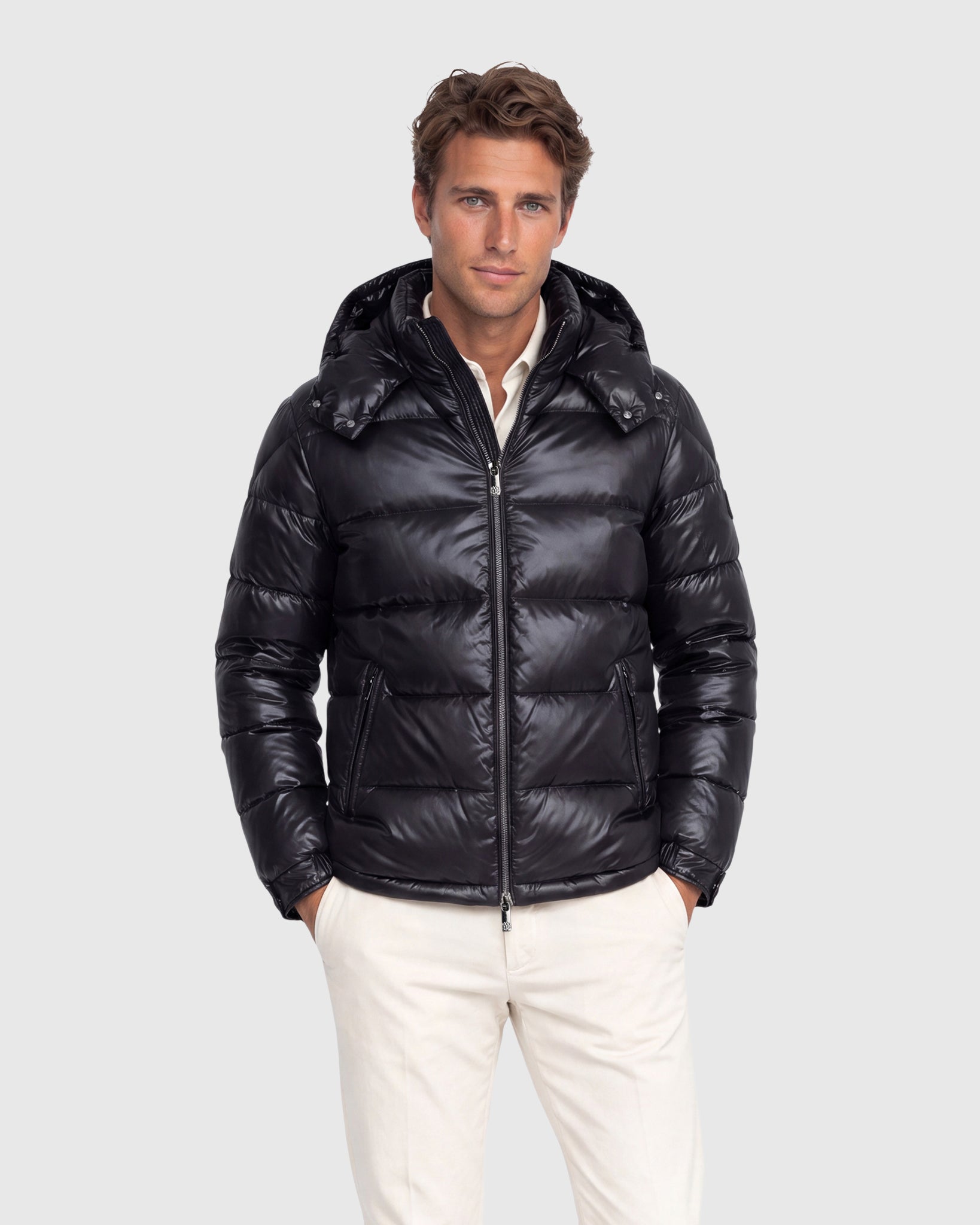 MEN`S QUILTED APRES-SKI PARKA