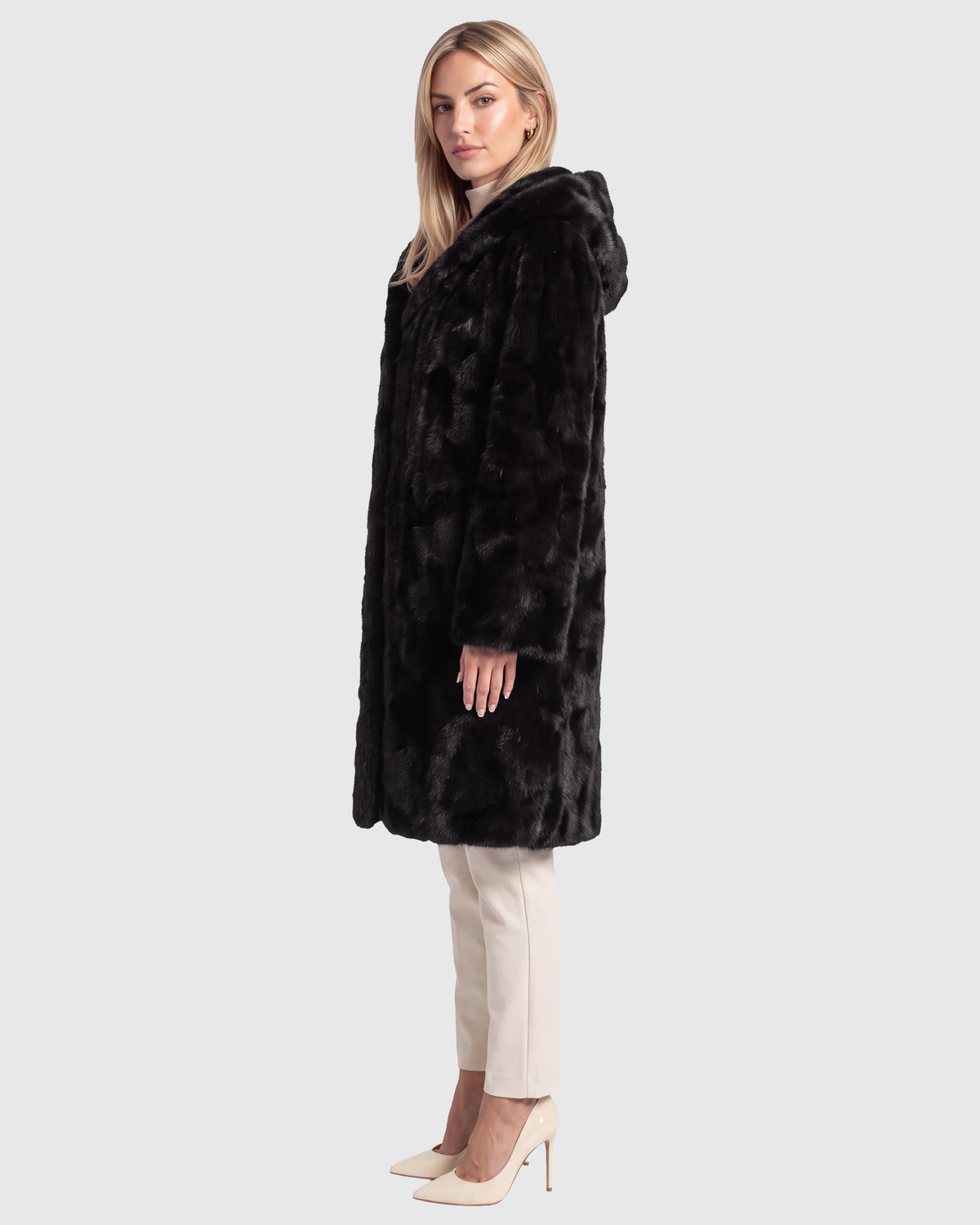 MINK SECTIONS STROLLER, HOOD