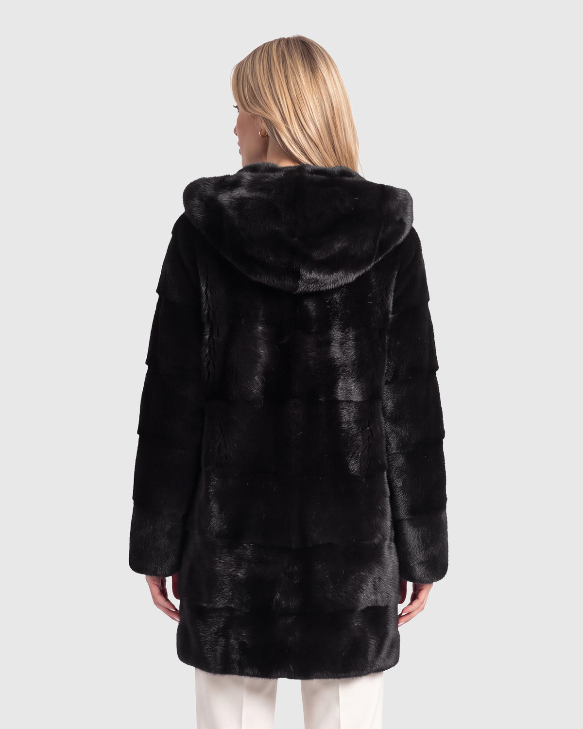MINK JACKET, HOOD