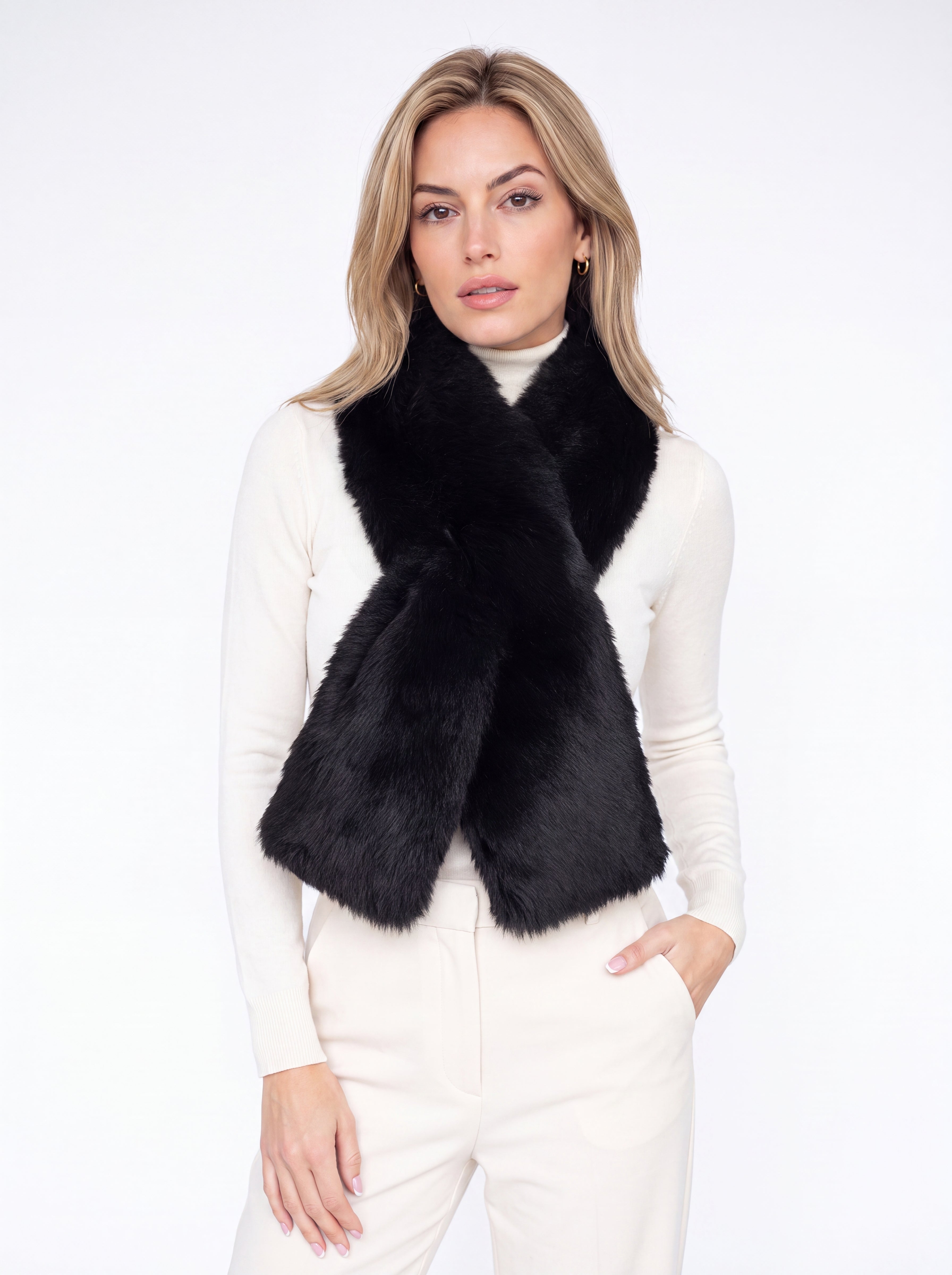 MERINILLO SHEARLING LAMB SCARF