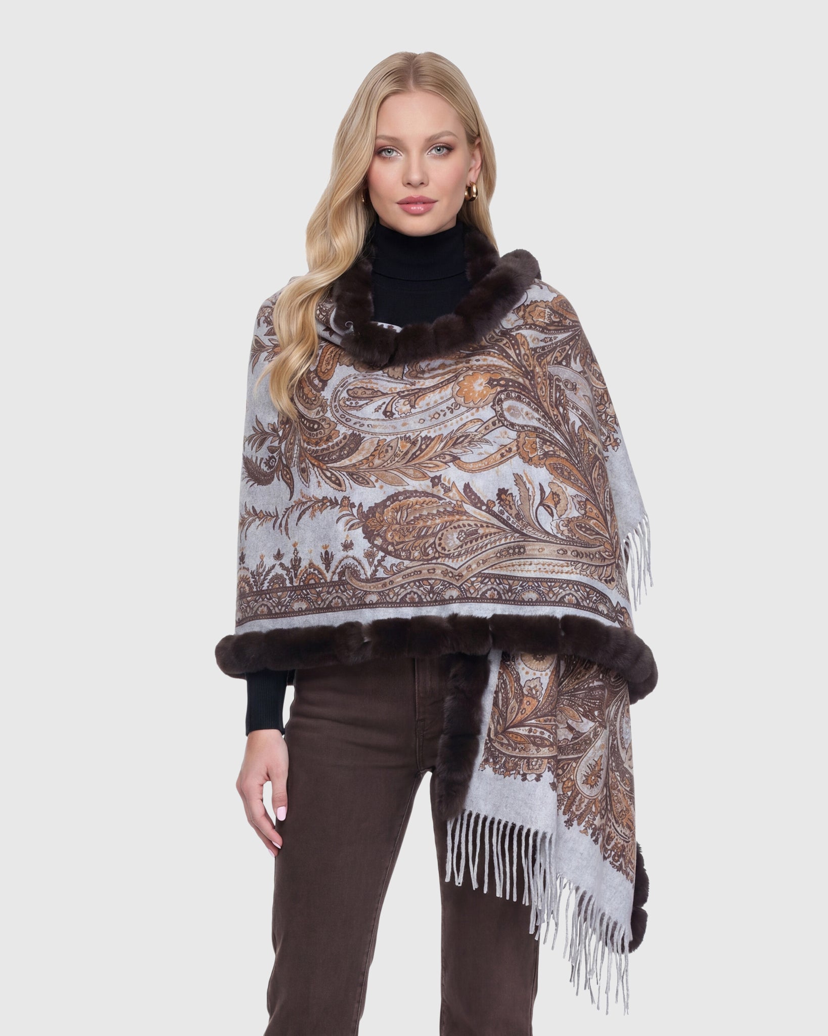 #Color_BROWN PAISLEY/ANIMAL PRINT