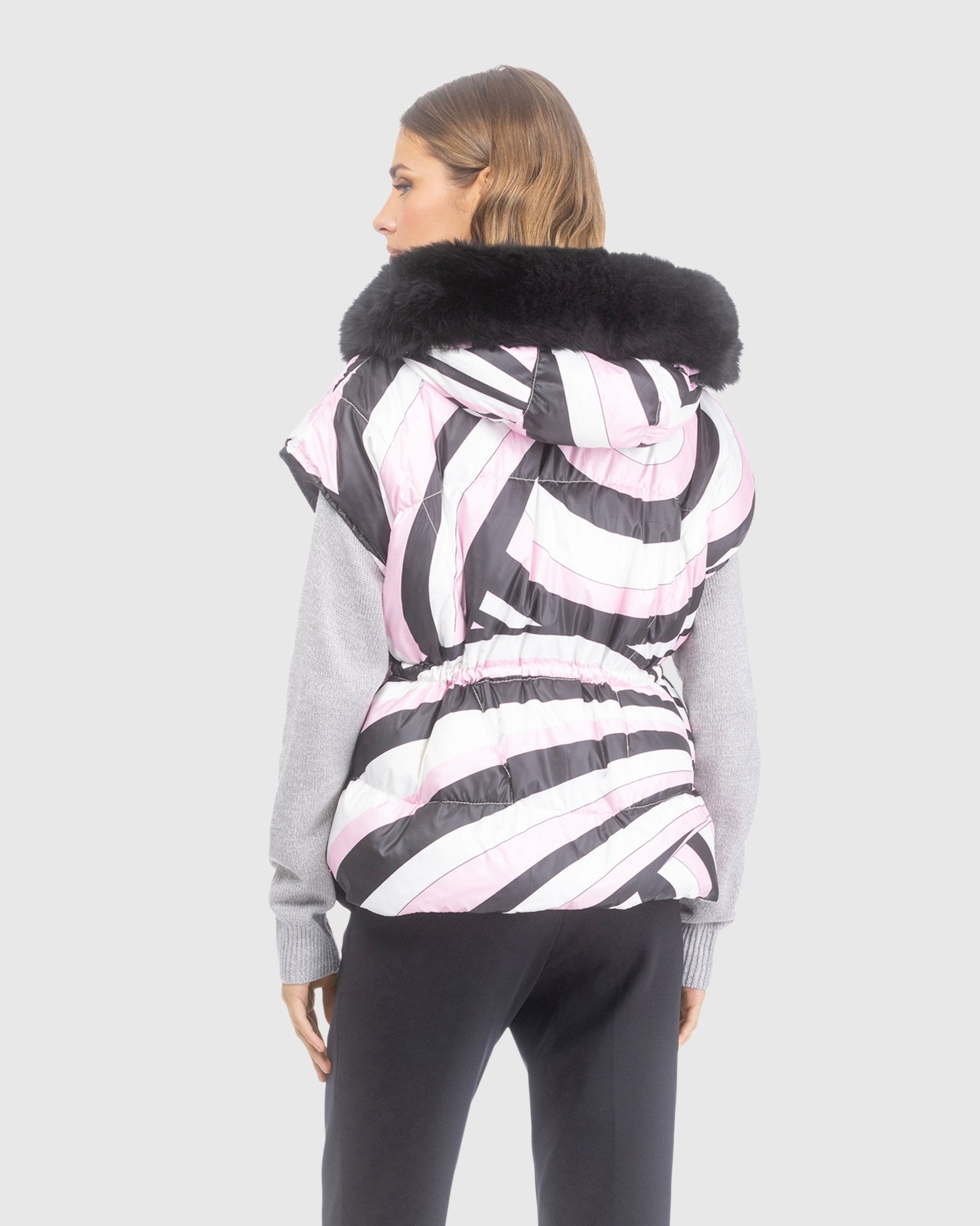 #Color_PINK SWIRL/BLACK