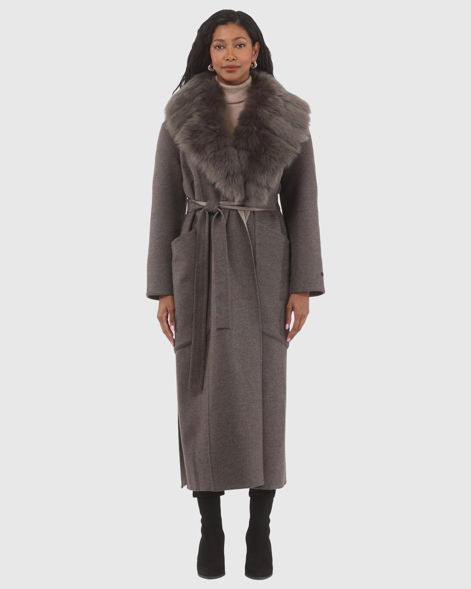 Outerwear Nutria Coat Nutria Loro Piana Mink Coat Long Loro Piana