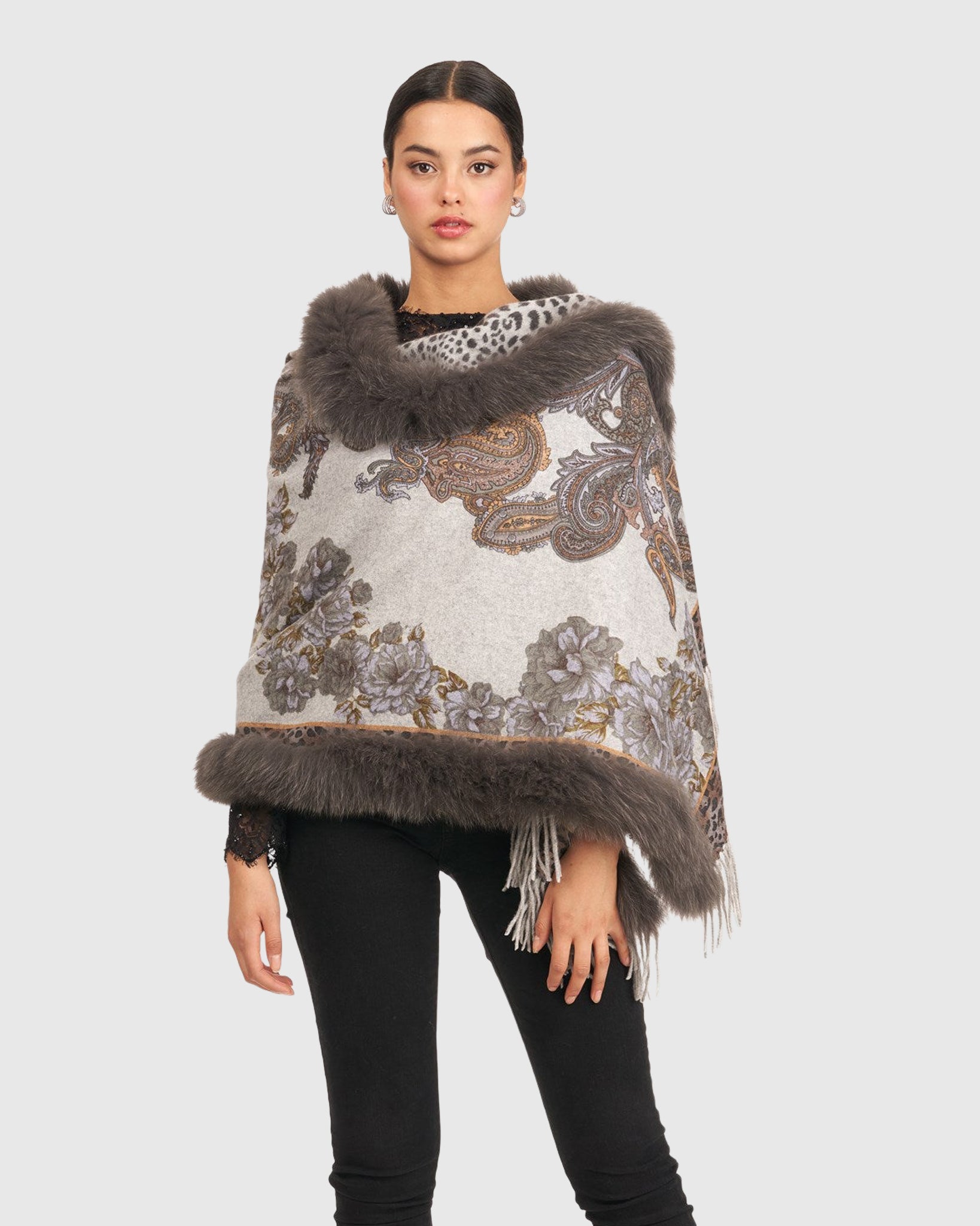 #Color_GRAY PAISLEY/ANIMAL PRINT