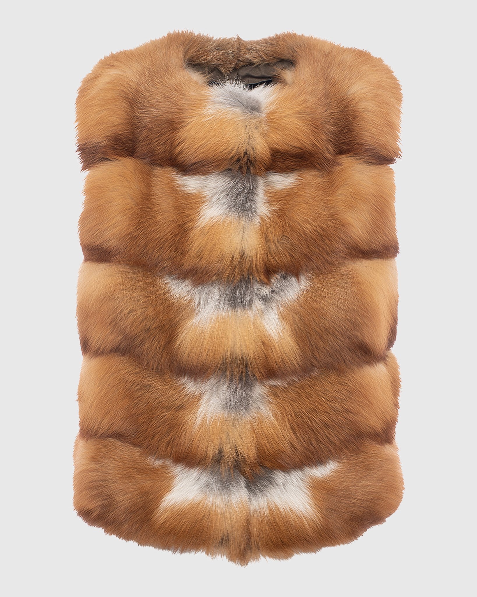 FOX COLLARLESS VEST
