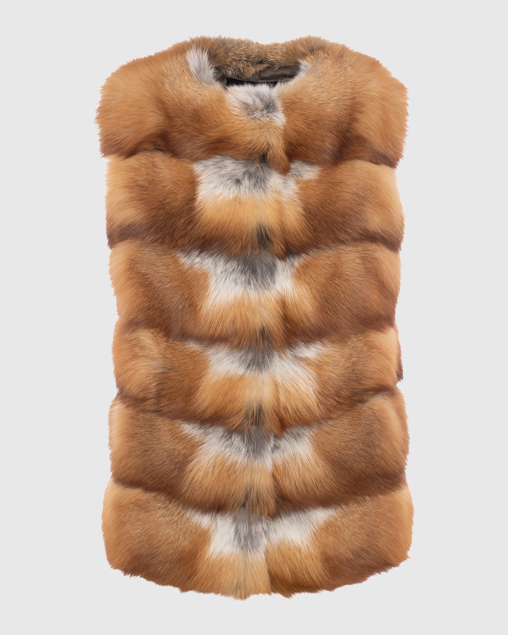 FOX COLLARLESS VEST
