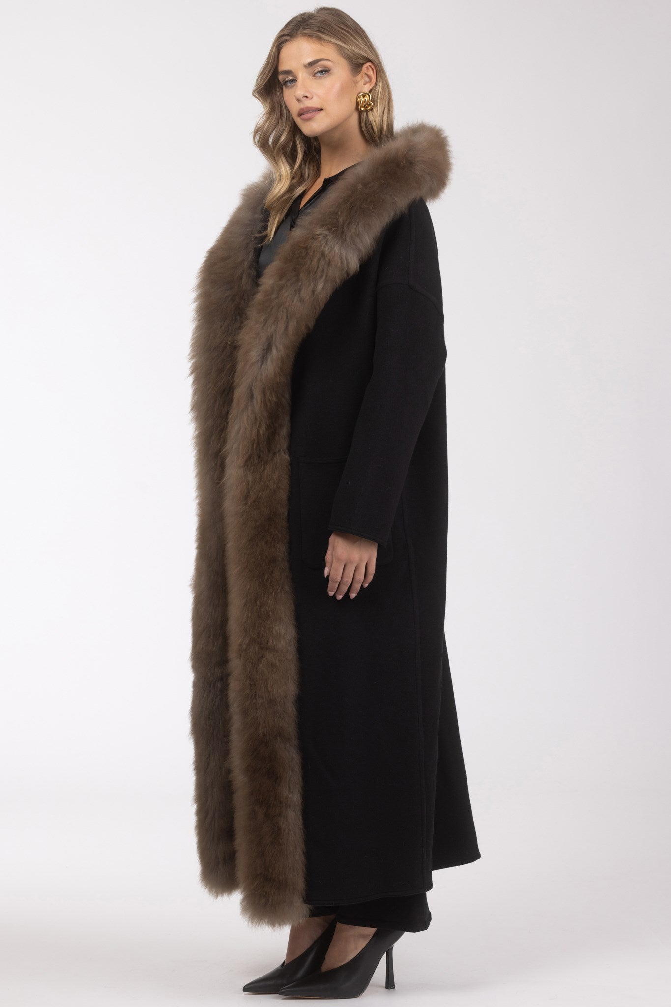 Parka Crafted From Loro Piana Cashmere with Select Cashmere Goat Trim