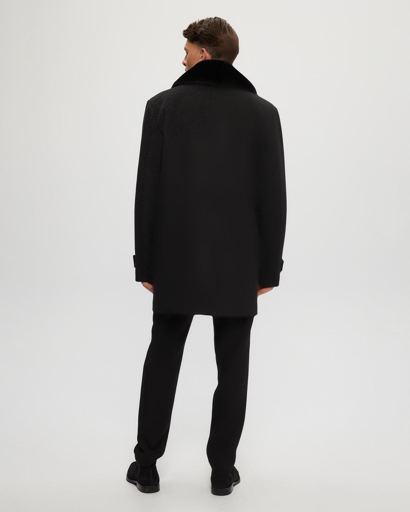 #Color_BLACK MELANGE/BLACK