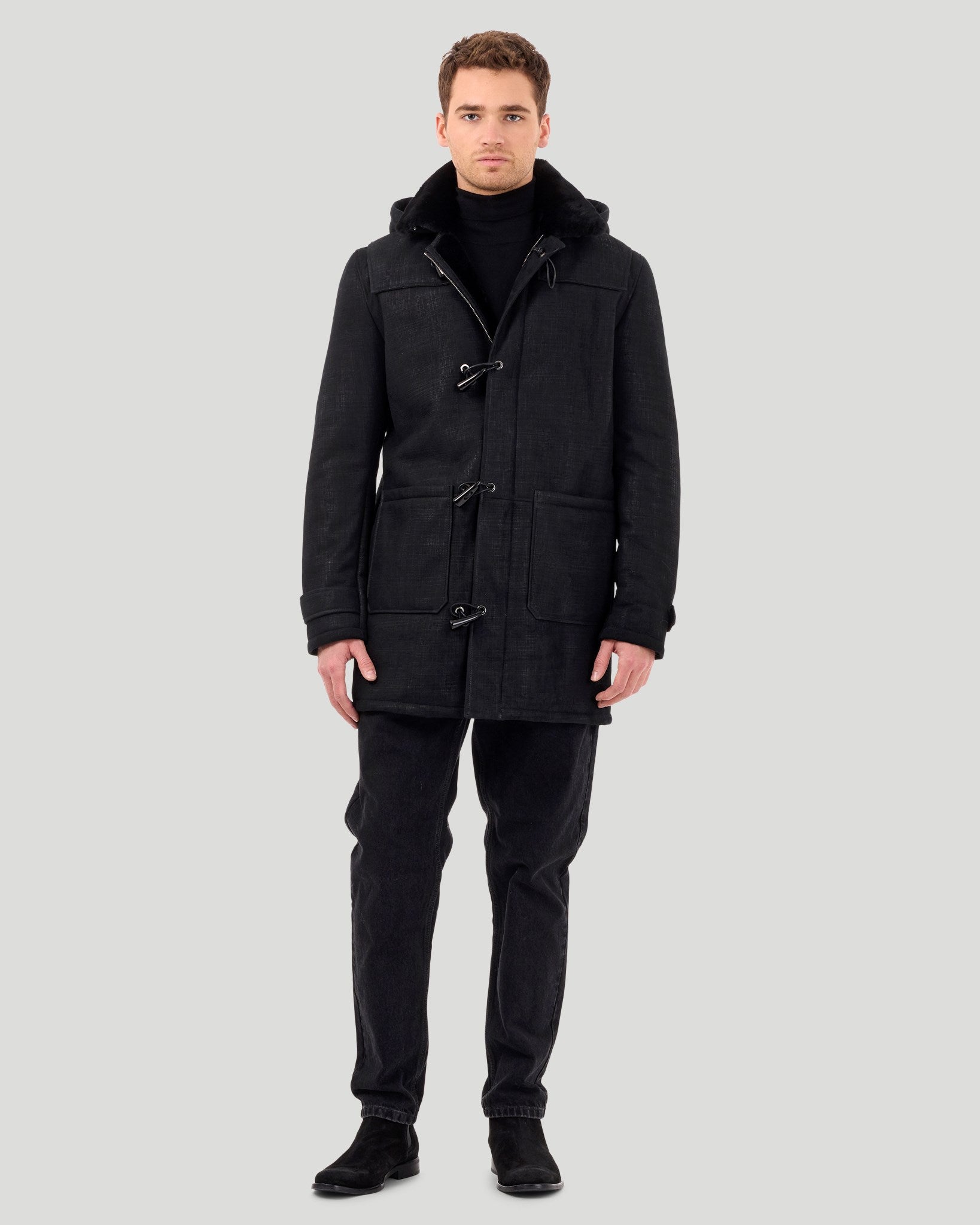 Men's Merino Shearling Lamb Parka