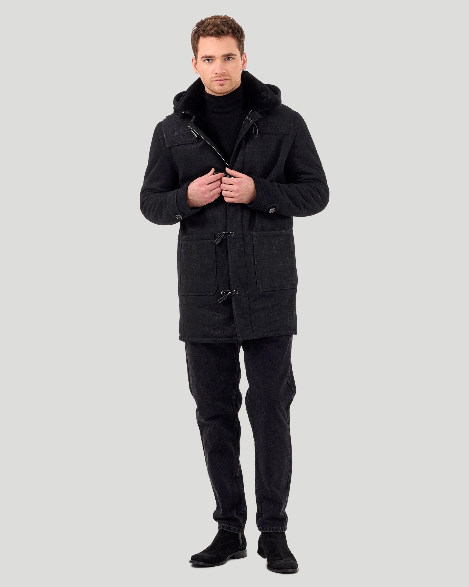 Men's Merino Shearling Lamb Parka