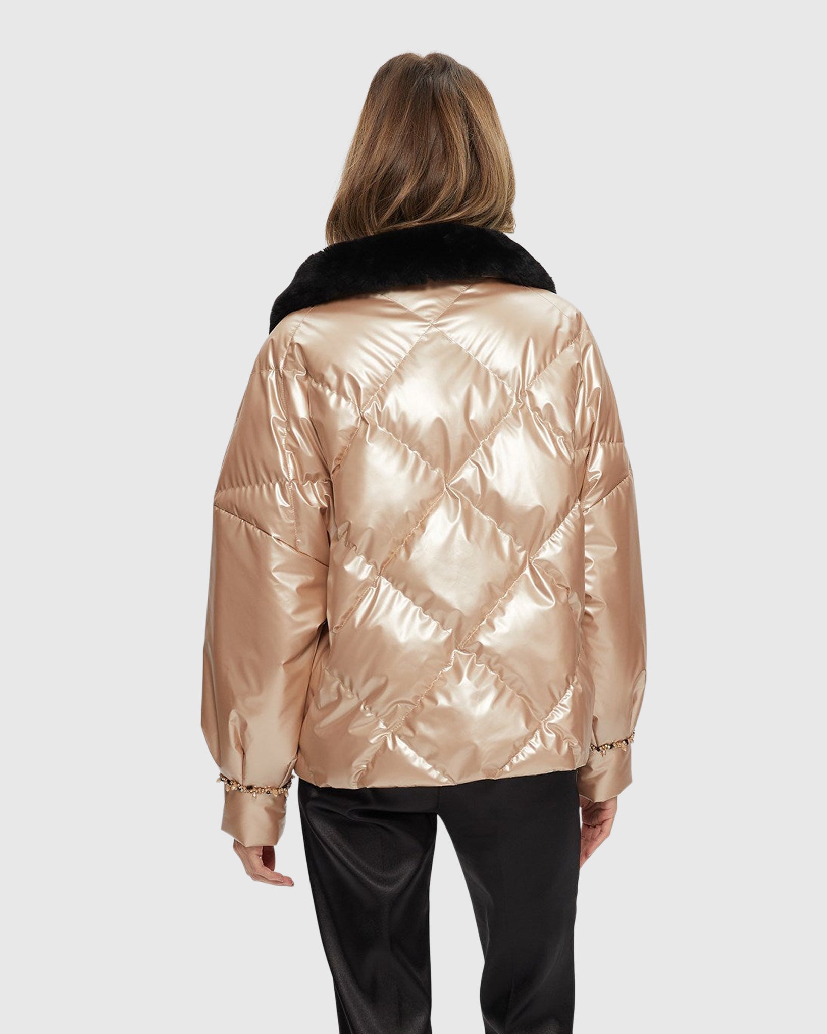#Color_ROSE GOLD/BLACK