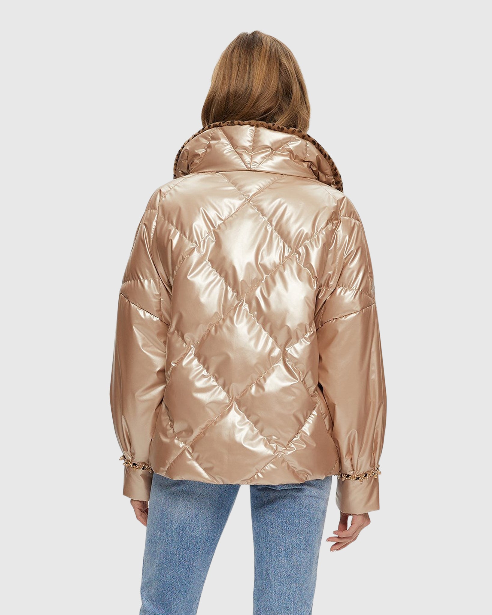#Color_ROSE GOLD/SPOT PRINT