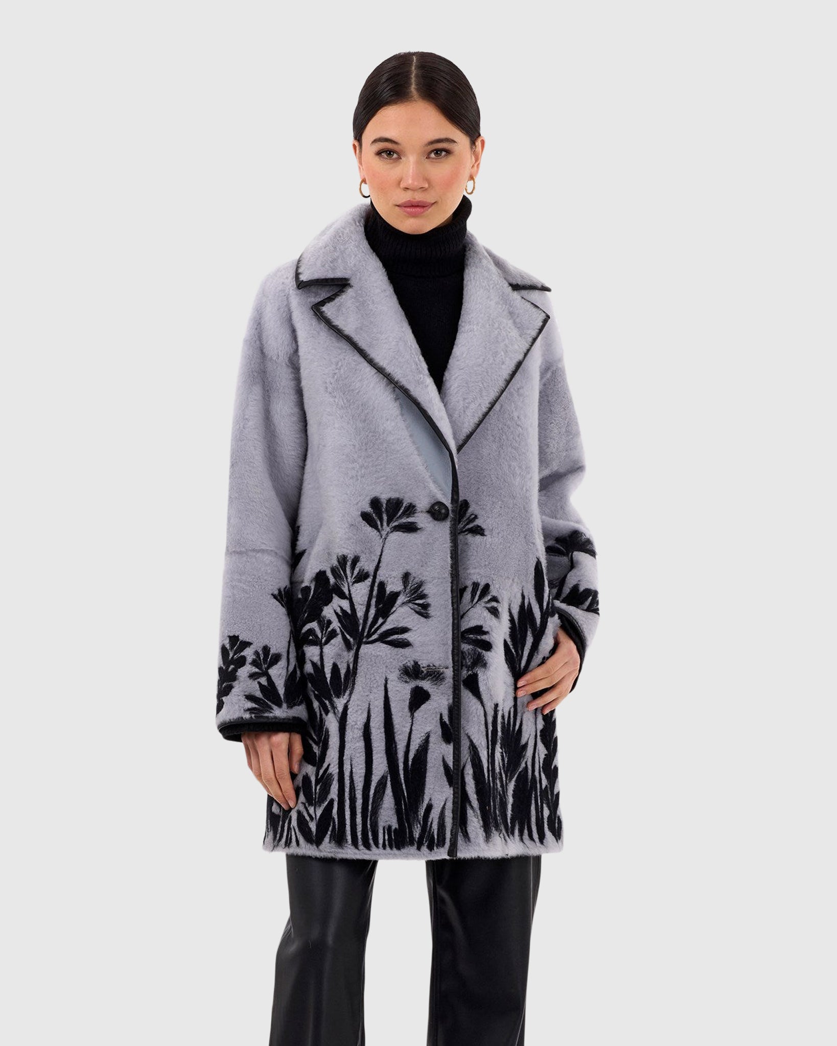 #Color_PERIWINKLE/BLACK FLORAL