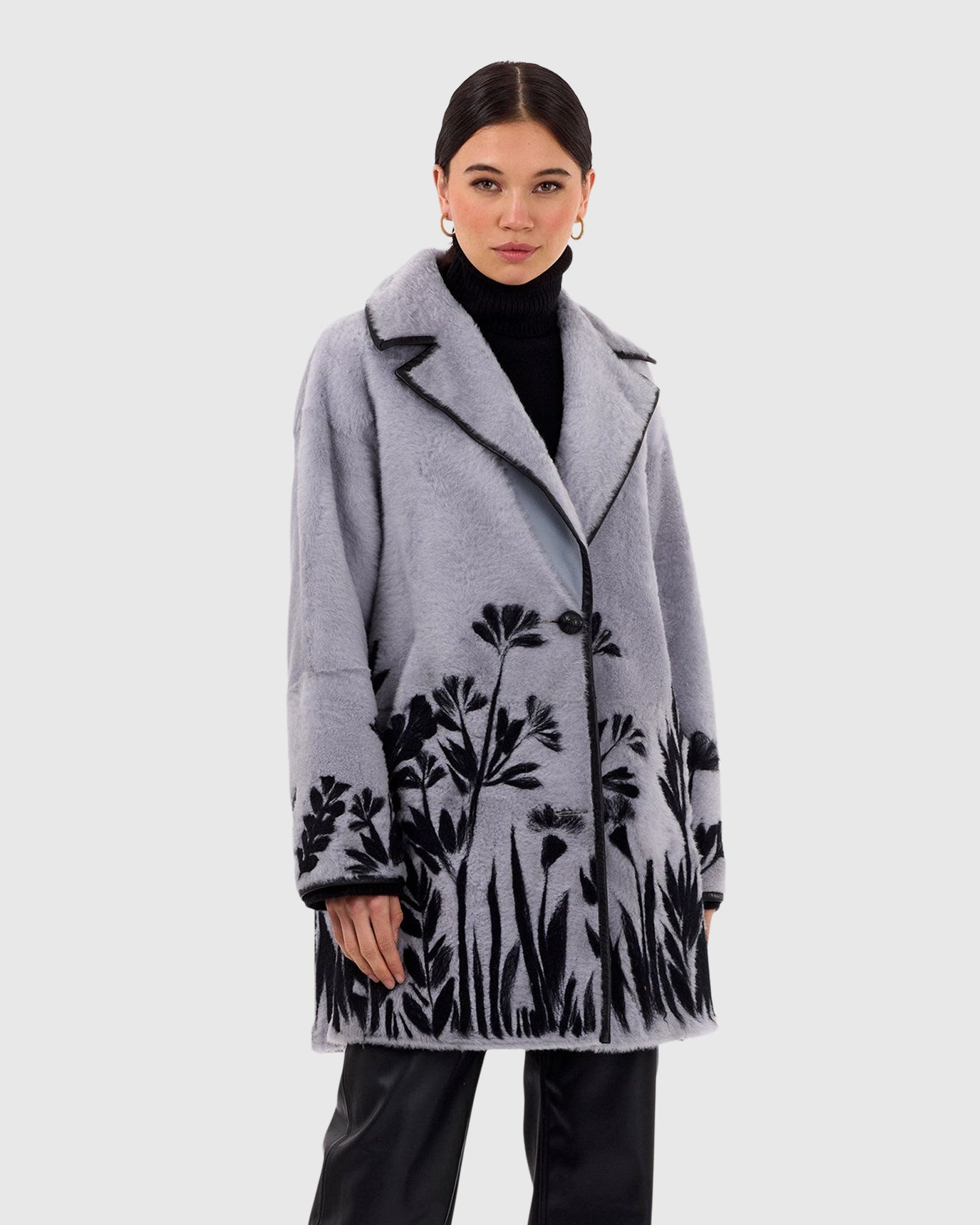 #Color_PERIWINKLE/BLACK FLORAL
