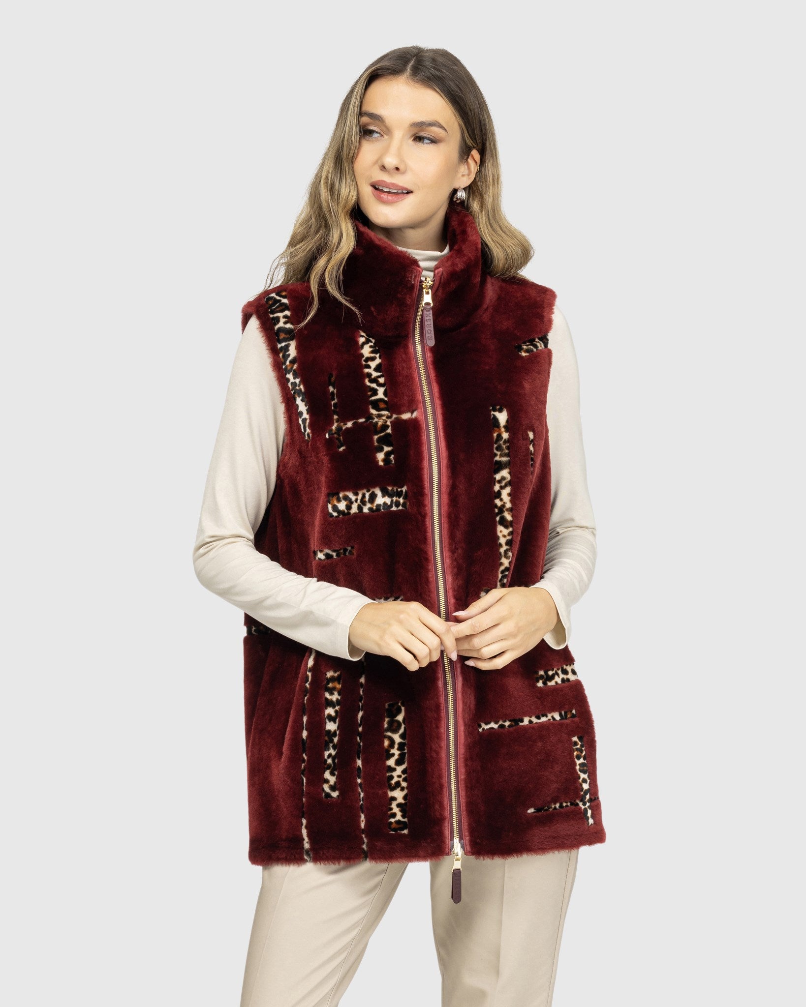 #Color_WINE/LPRD INTARSIA