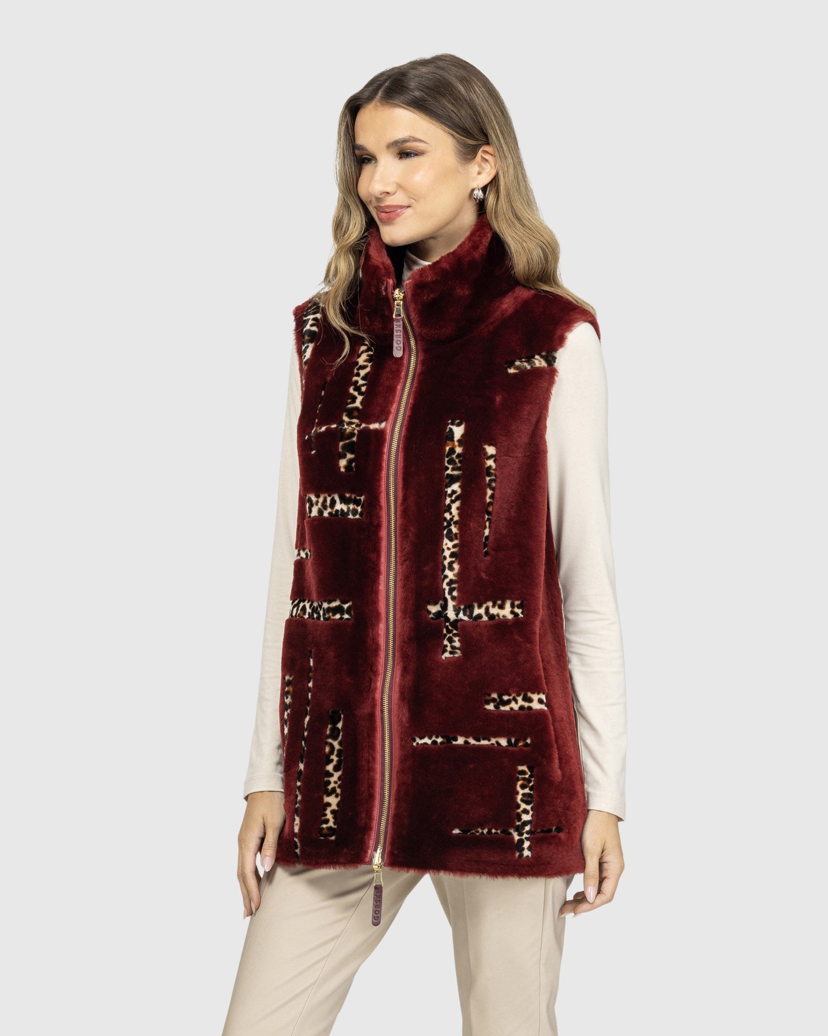 #Color_WINE/LPRD INTARSIA