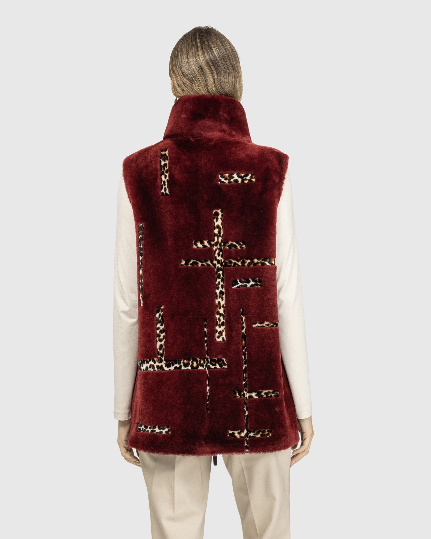 #Color_WINE/LPRD INTARSIA
