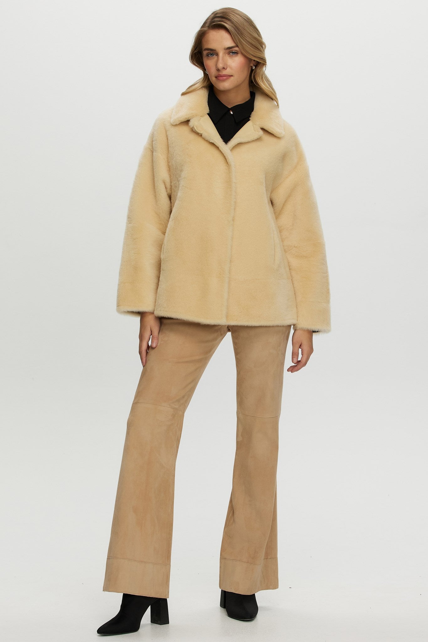 Reversible Shearling Lamb Jacket