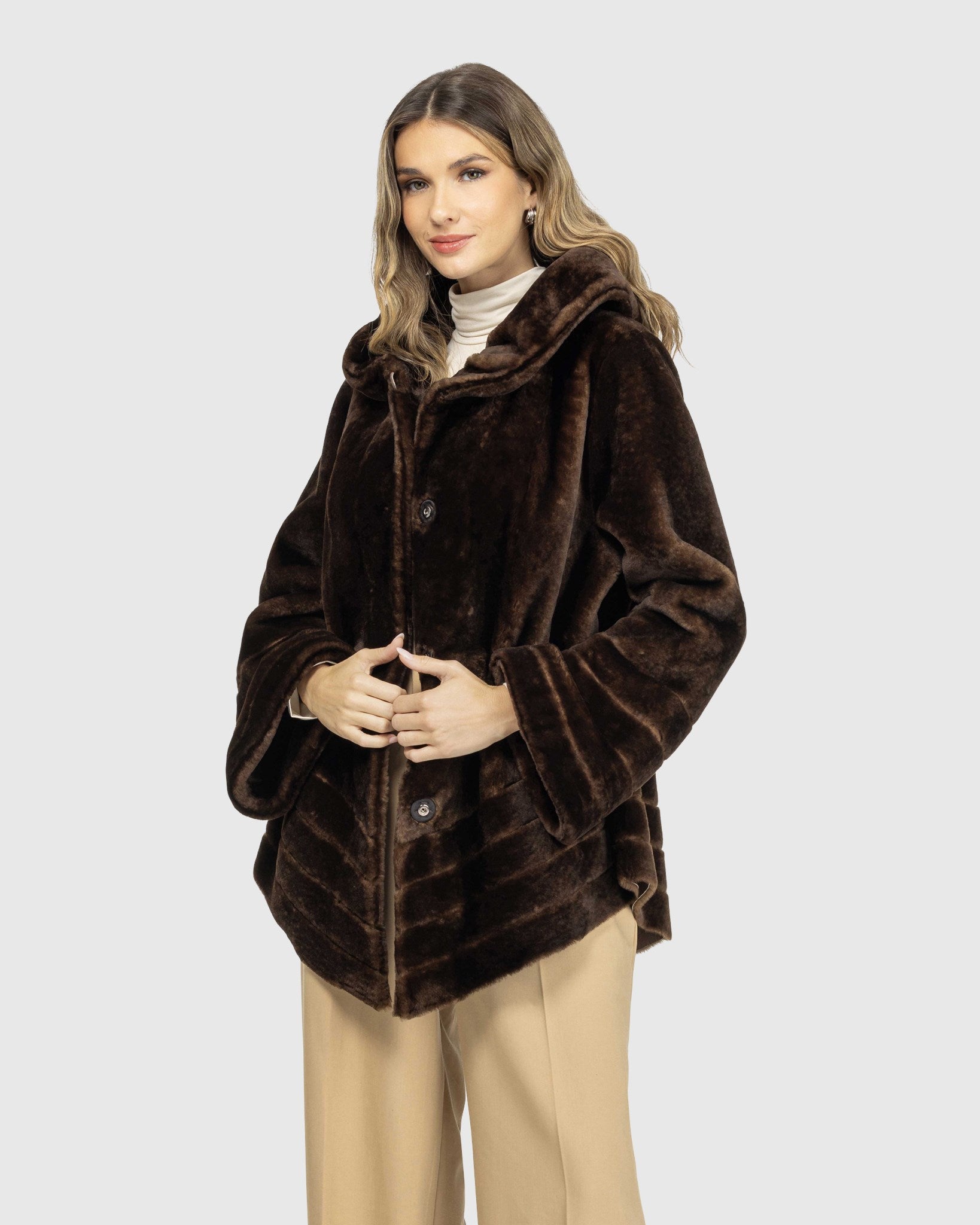REVERSIBLE SHEARLING LAMB JACKET