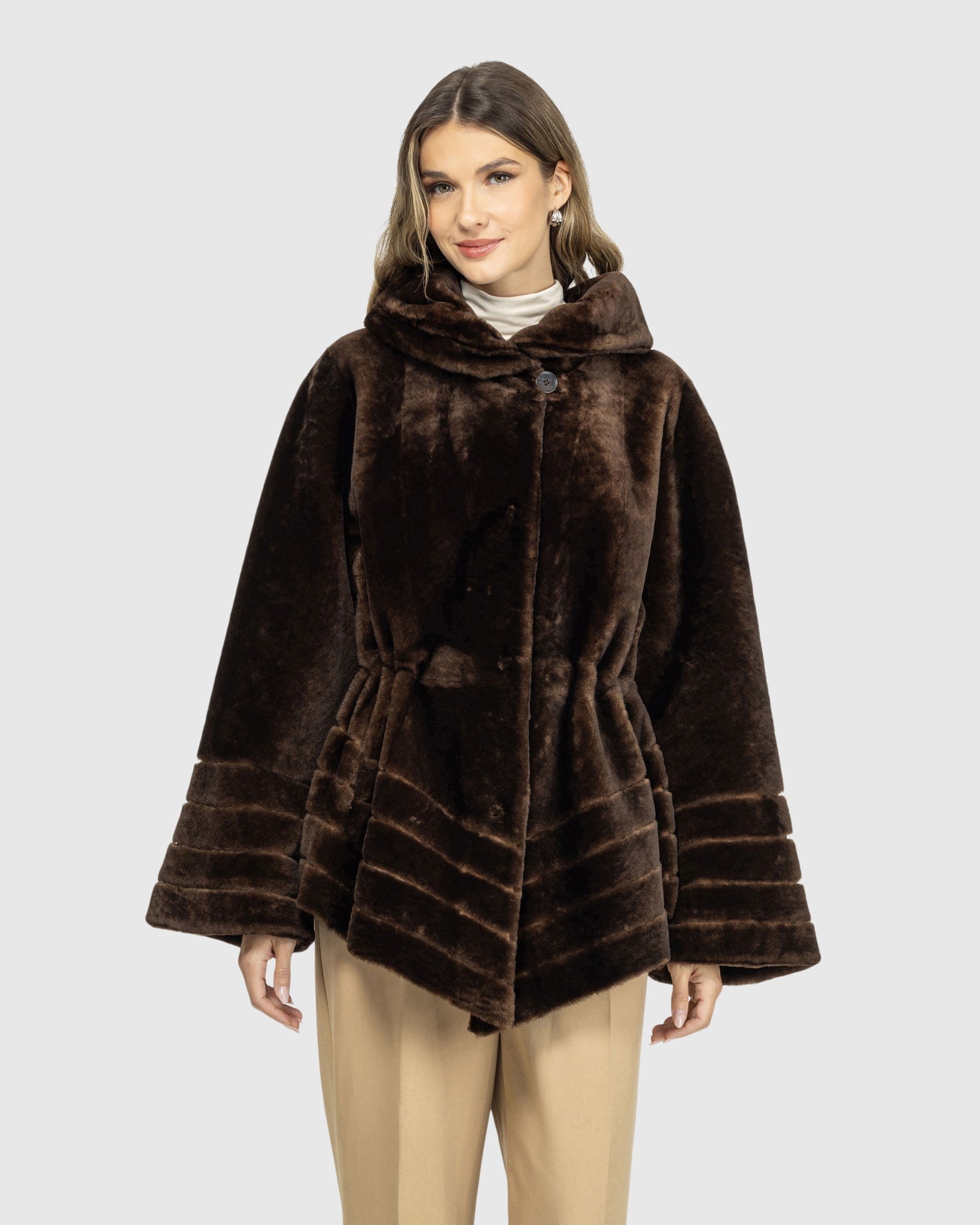 REVERSIBLE SHEARLING LAMB JACKET