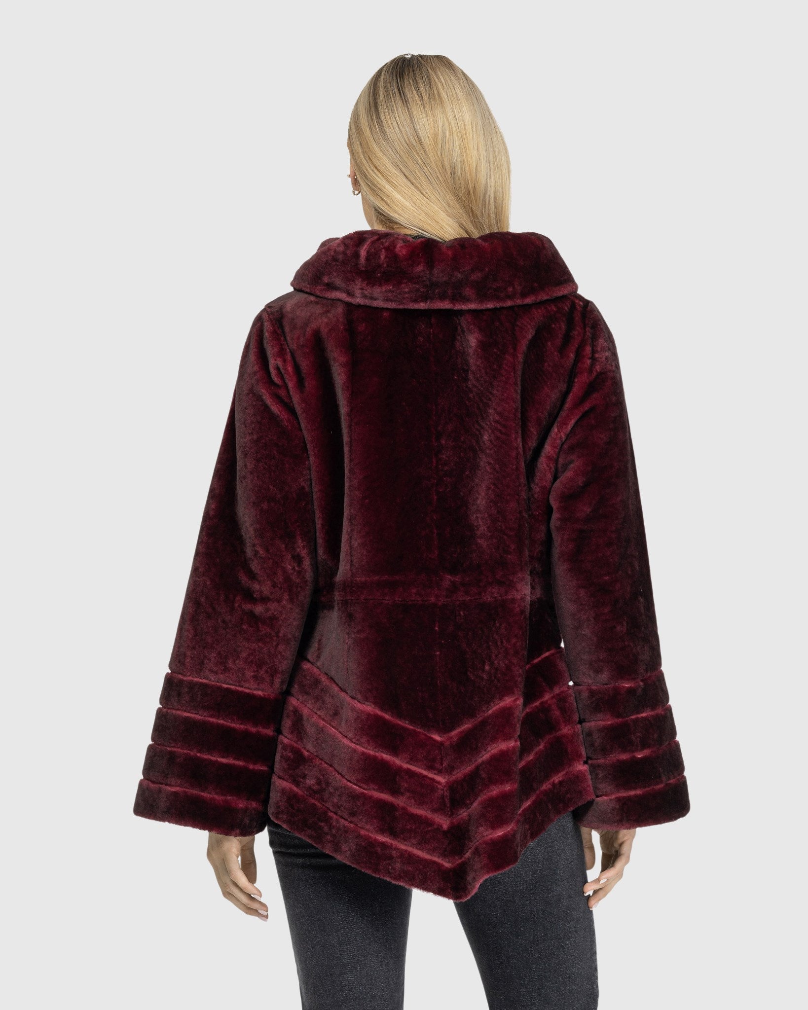 REVERSIBLE SHEARLING LAMB JACKET