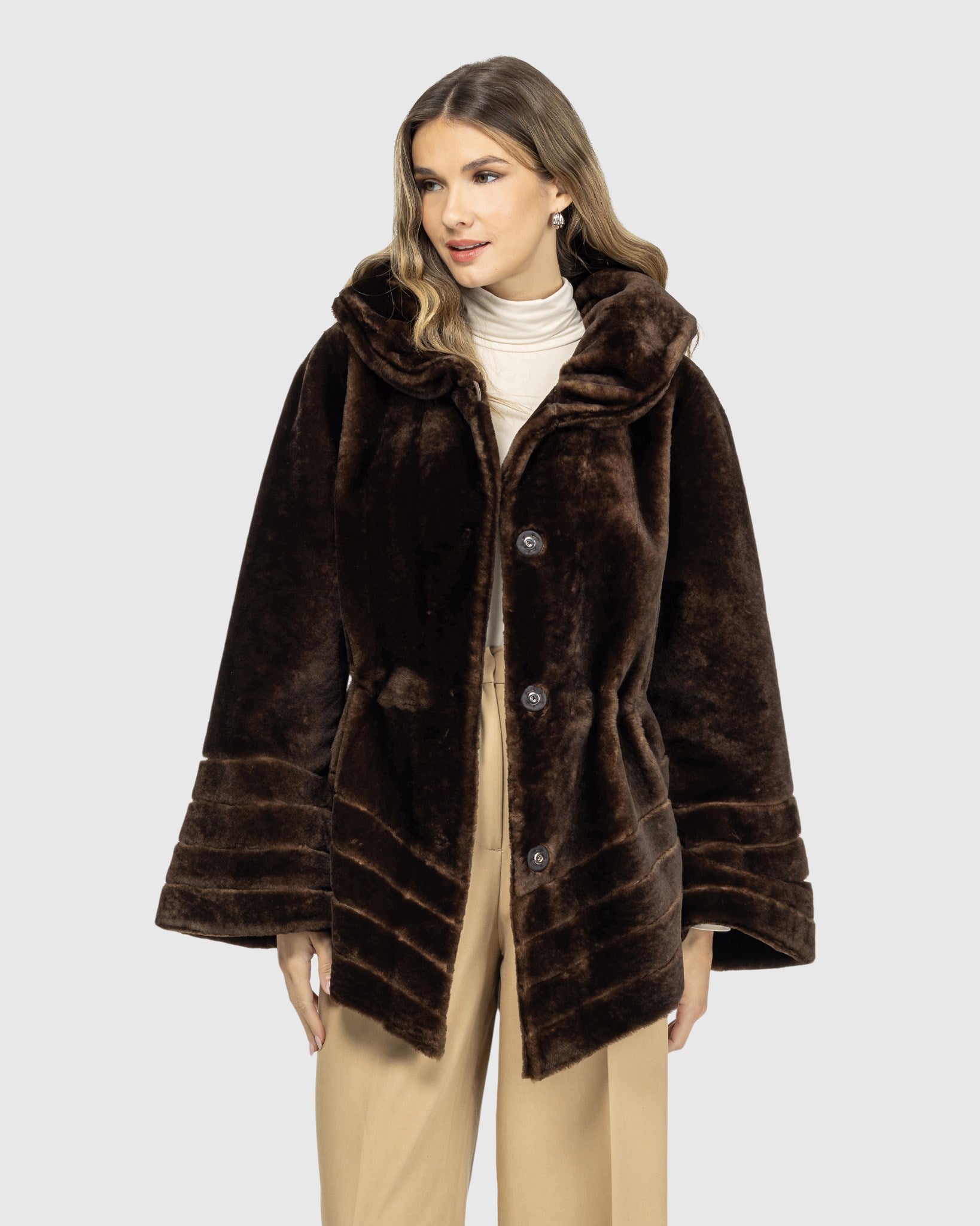 REVERSIBLE SHEARLING LAMB JACKET