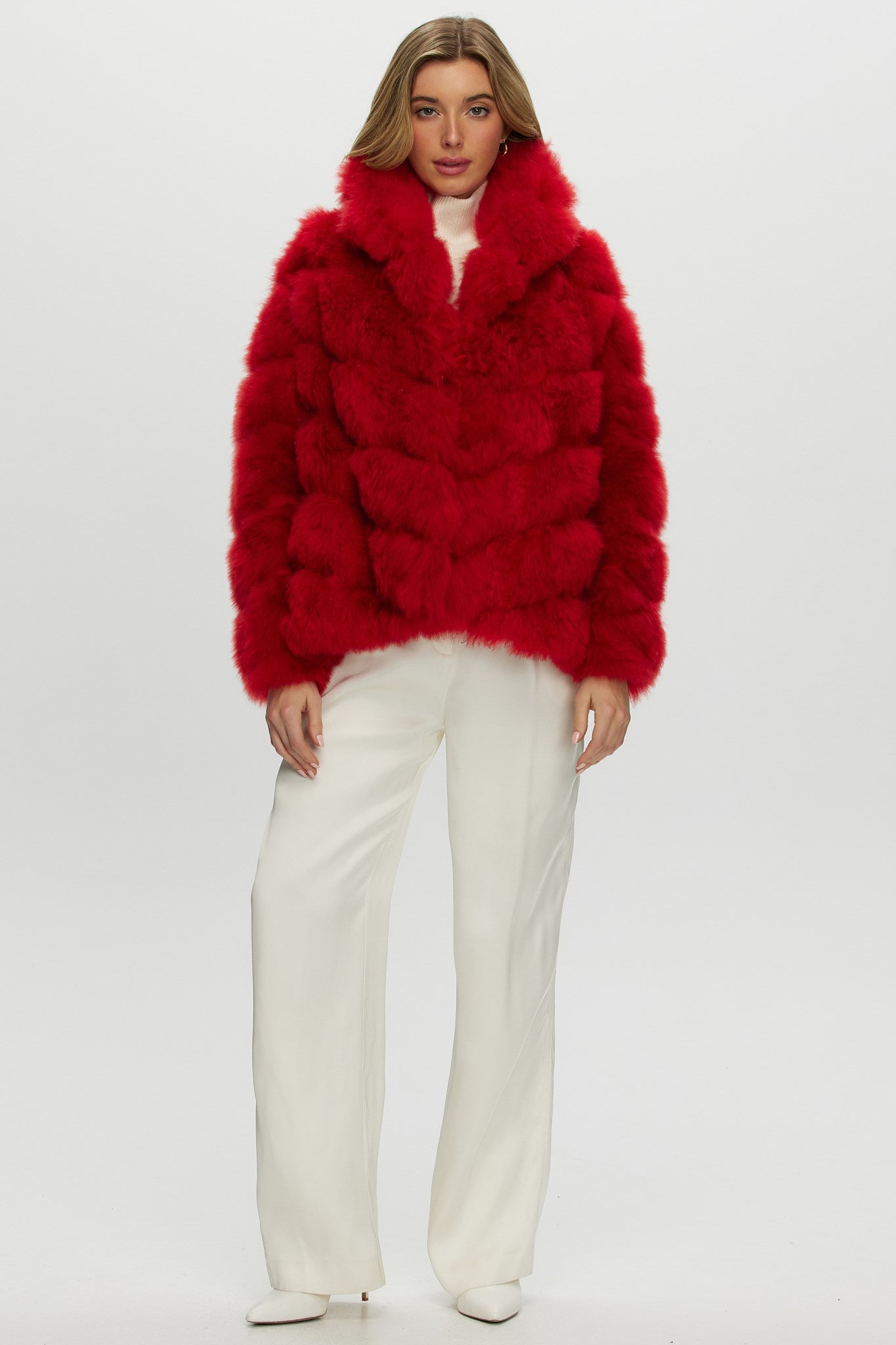 Select Cashmere Goat Diagonal Jacket