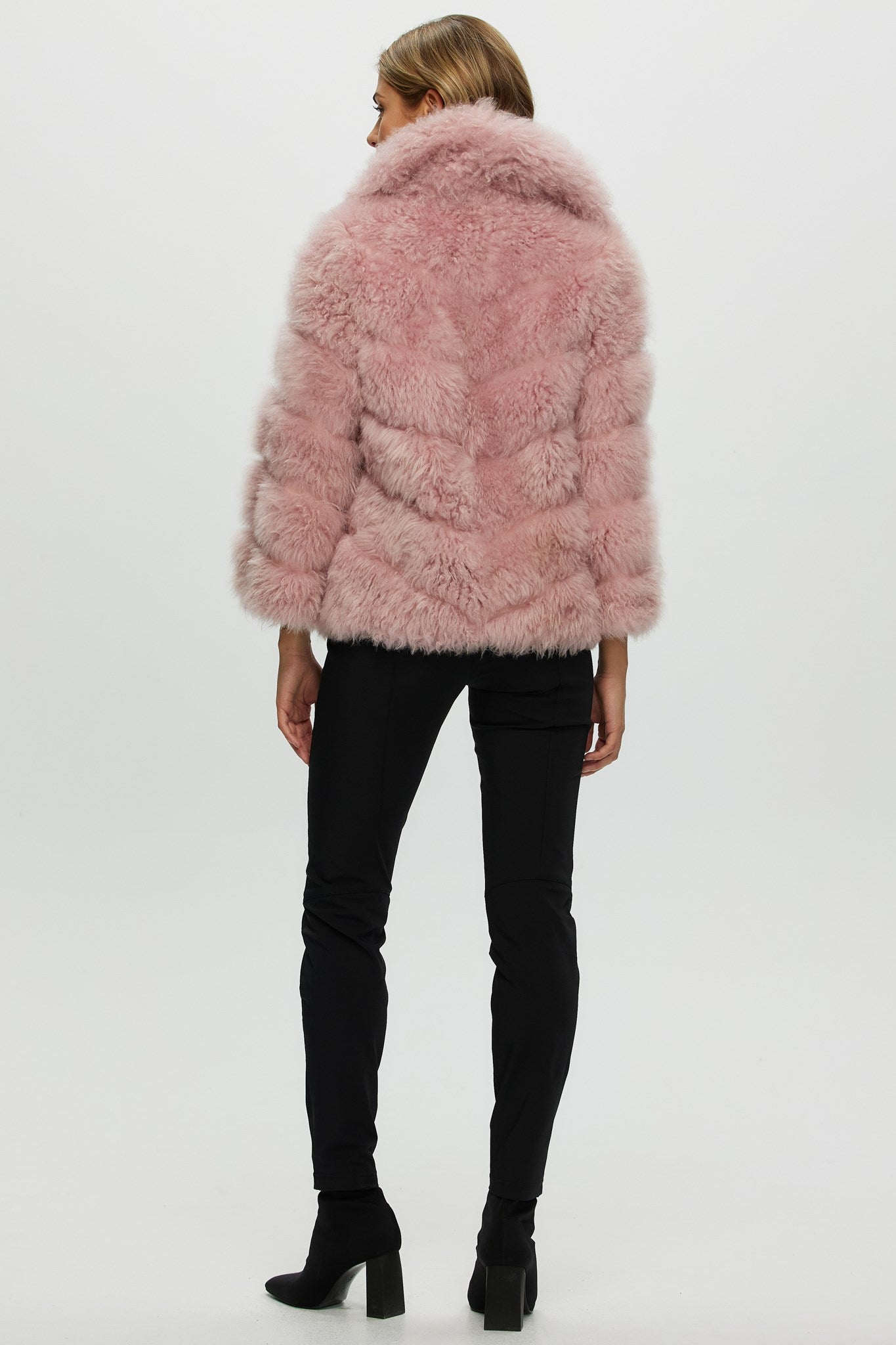 Select Cashmere Goat Diagonal Jacket