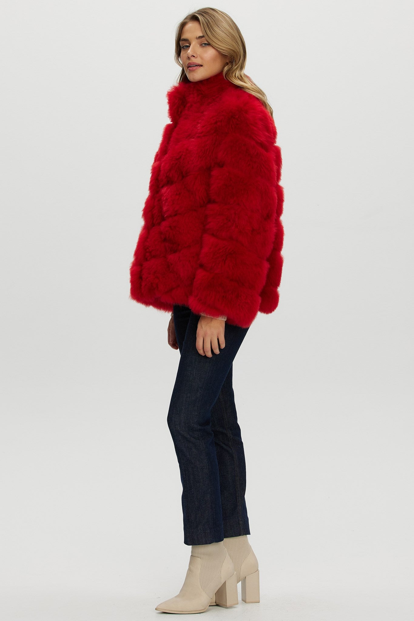 Select Cashmere Goat Diagonal Jacket