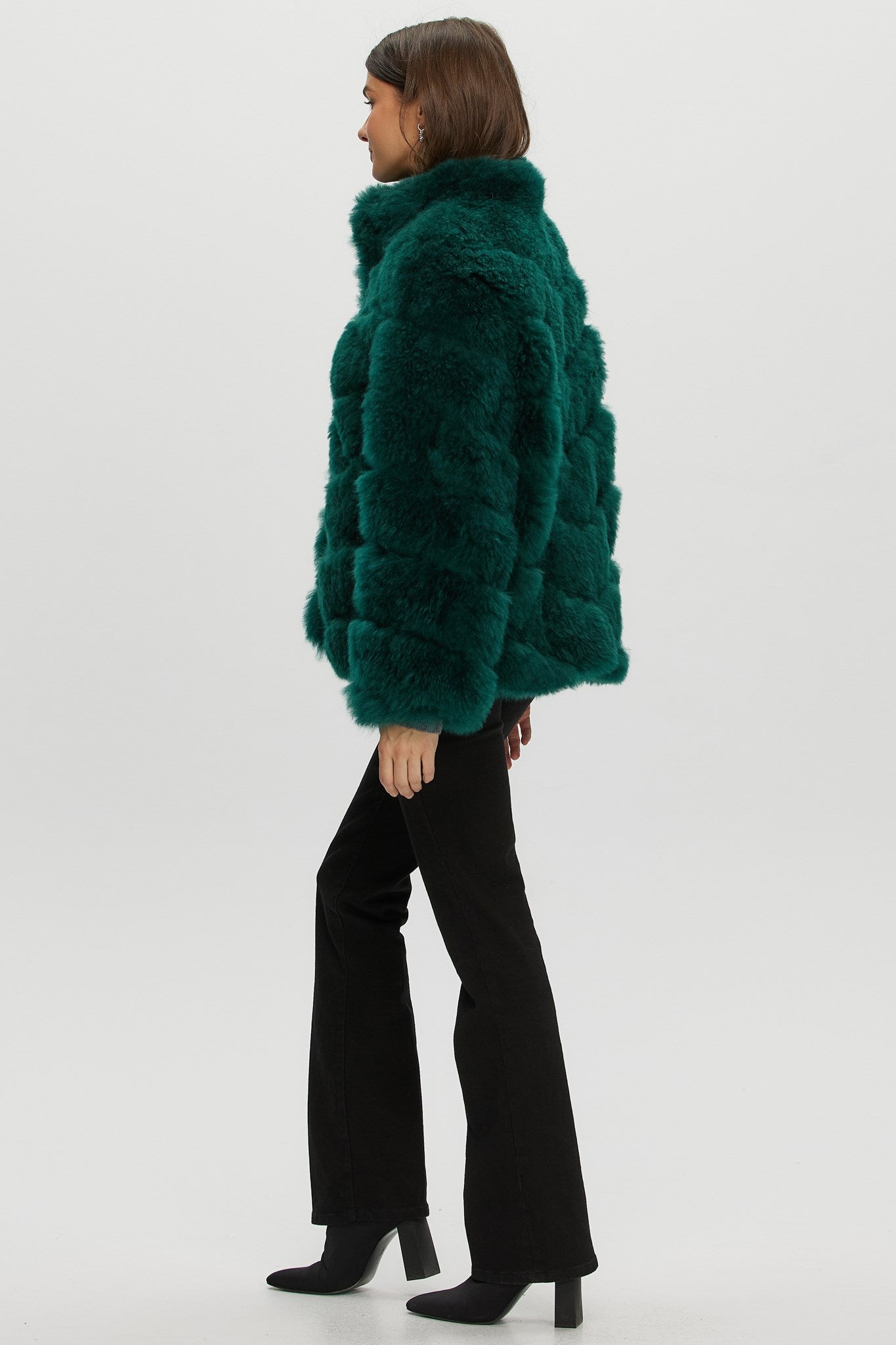 Select Cashmere Goat Diagonal Jacket