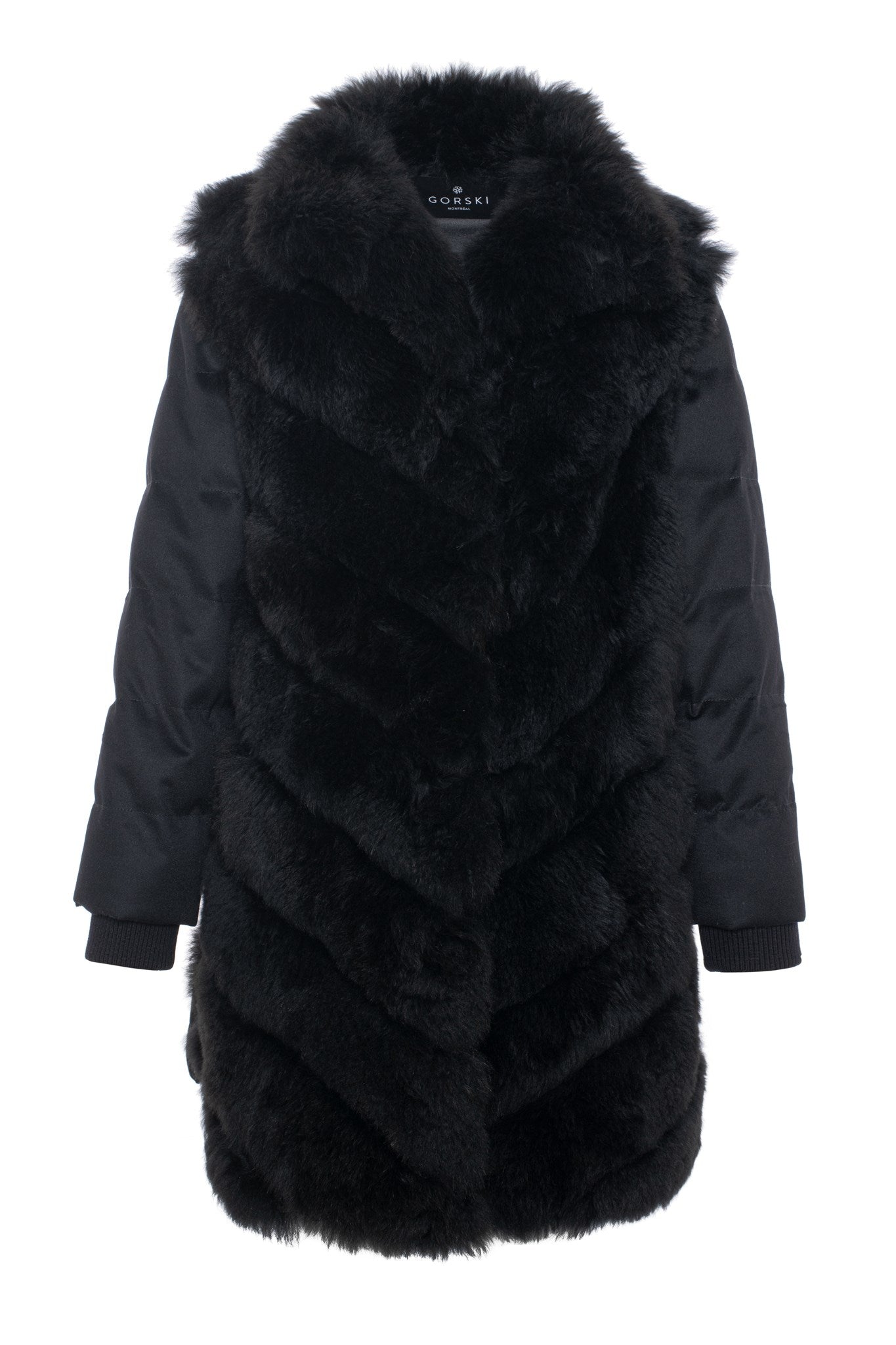 Diagonal Stroller Crafted From Select Cashmere Goat with Loro Piana Cashmere Sleeves and Back