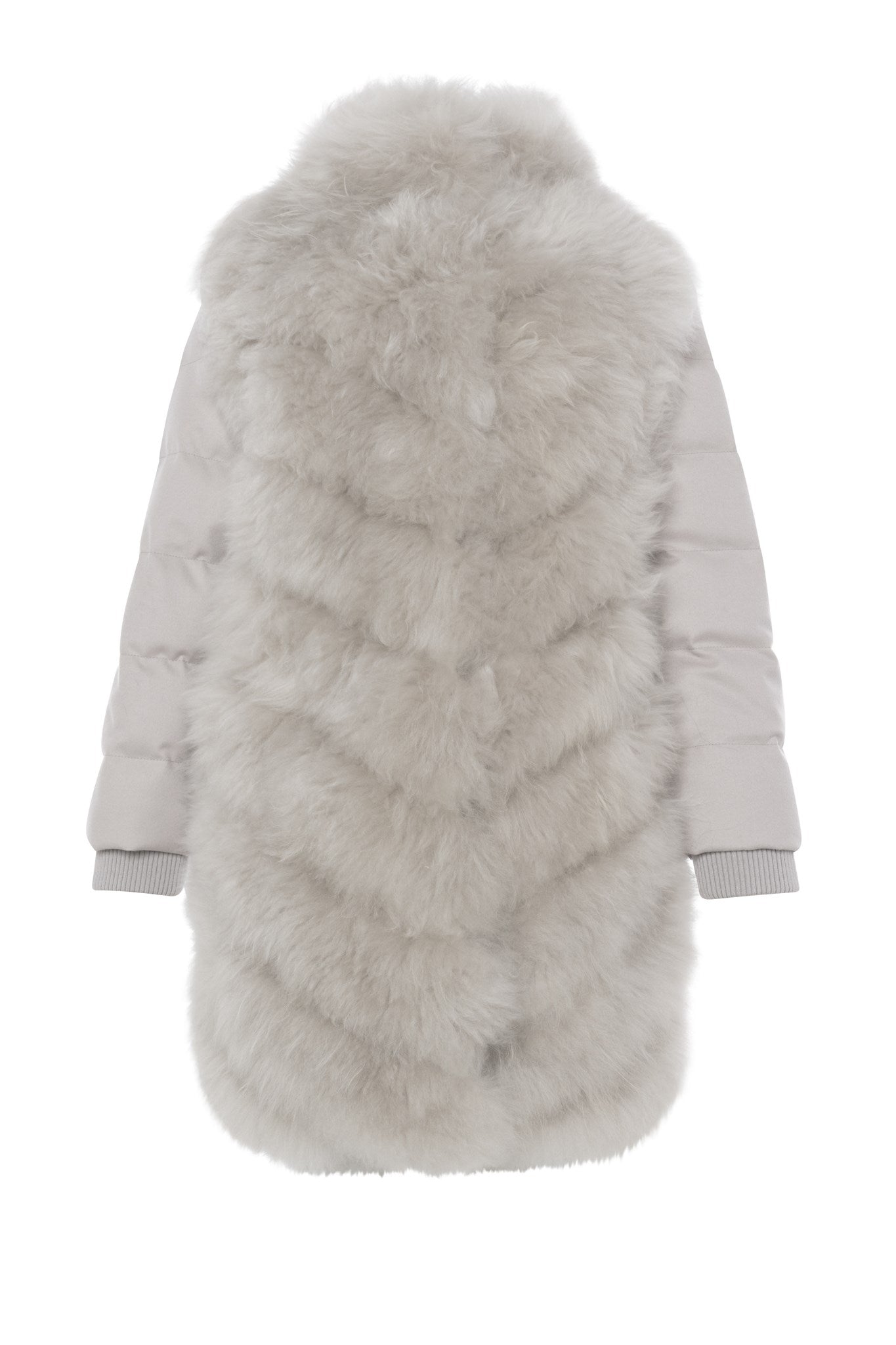 Diagonal Stroller Crafted From Select Cashmere Goat with Loro Piana Cashmere Sleeves and Back