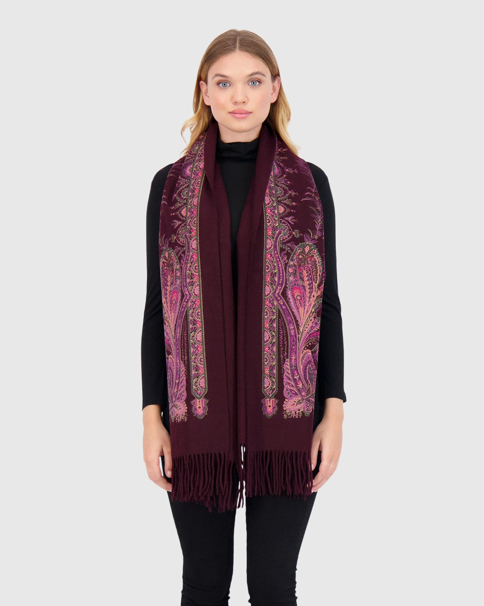 #Color_WINE PAISLEY