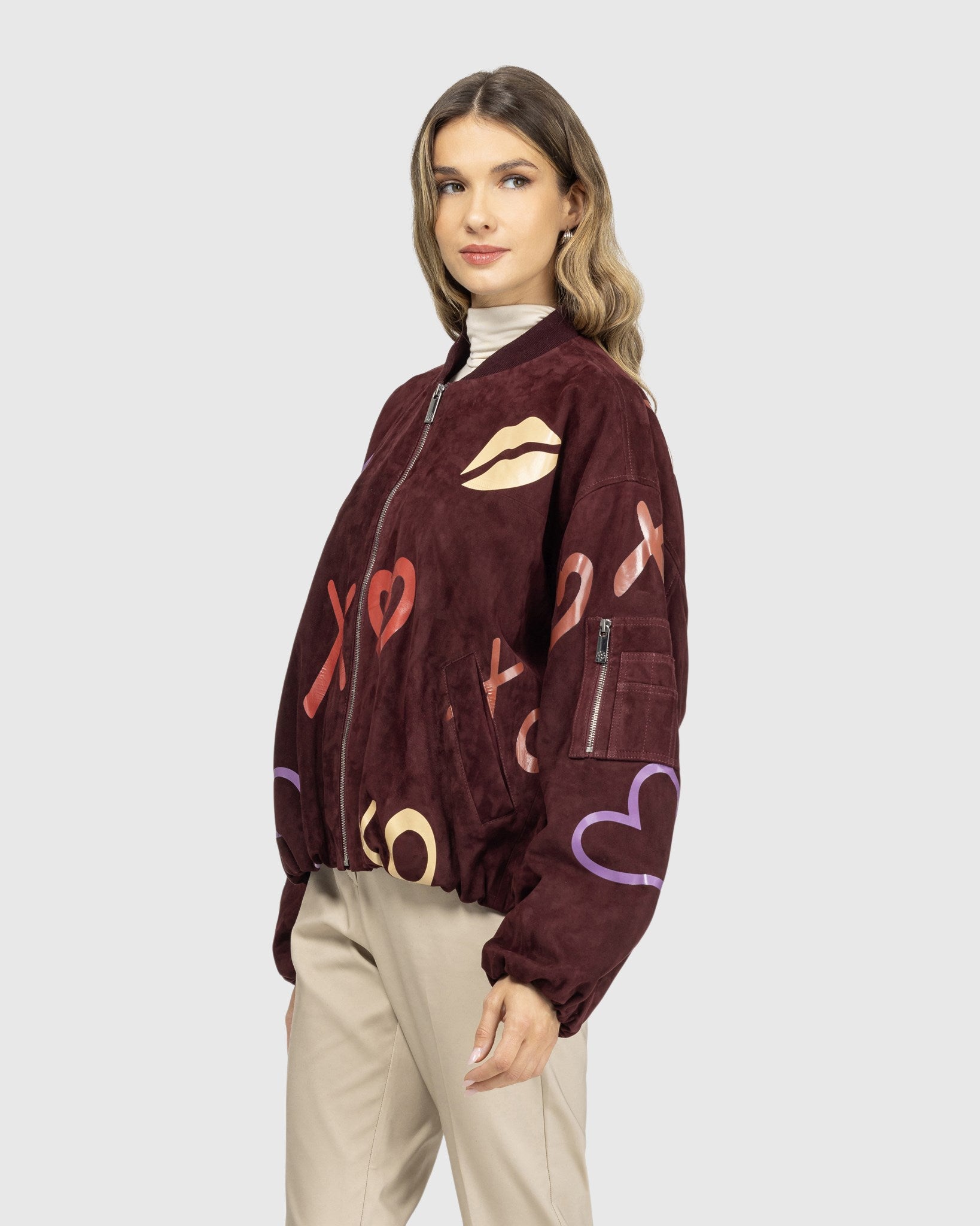 #Color_BURGUNDY/XO MULTI