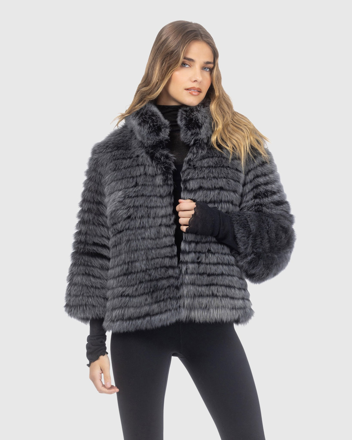 Toscana Shearling Lamb Layered Jacket