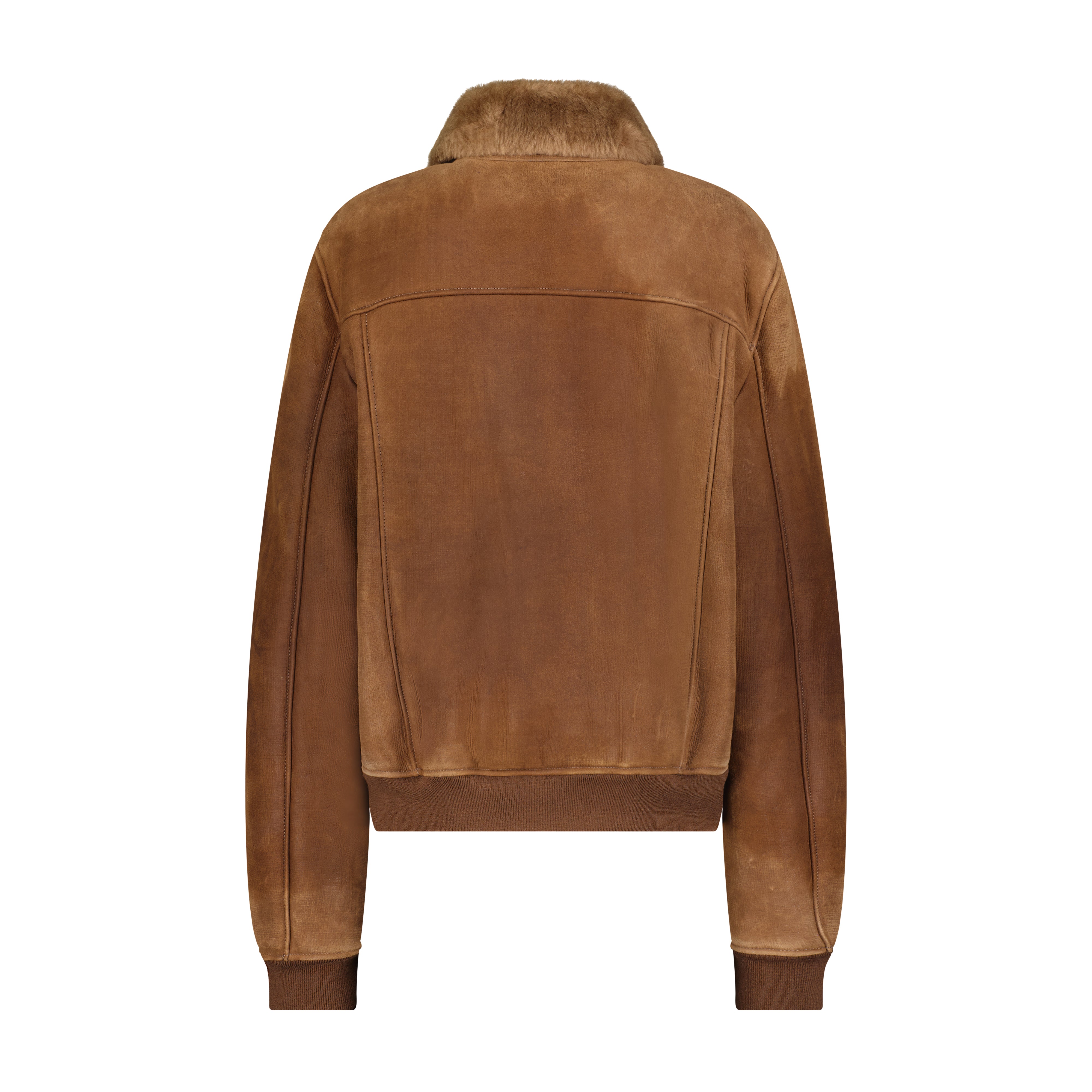 Men's Merino Shearling Lamb Bomber Jacket