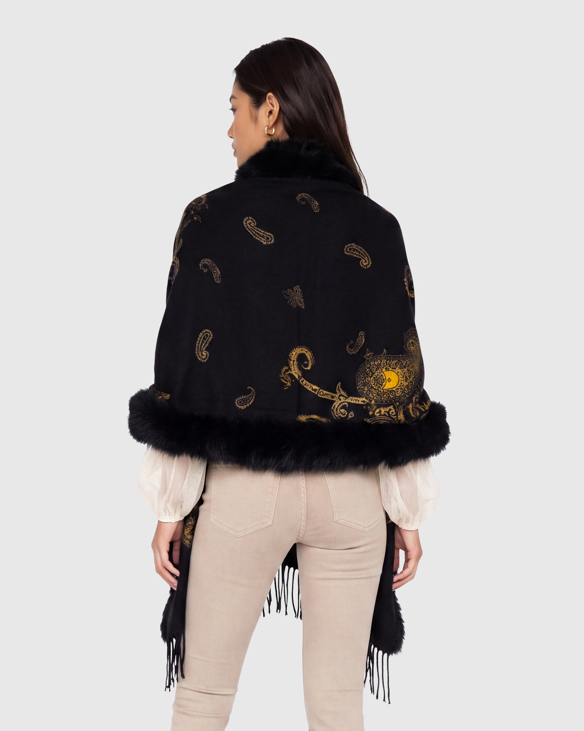 #Color_BLACK GOLD PAISLEY
