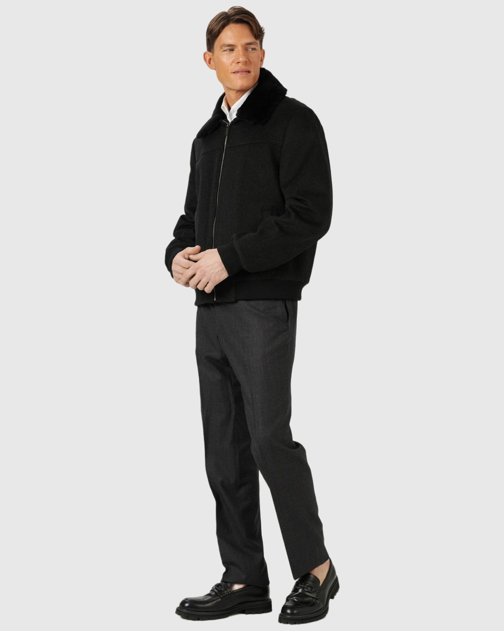#Color_BLACK MELANGE
