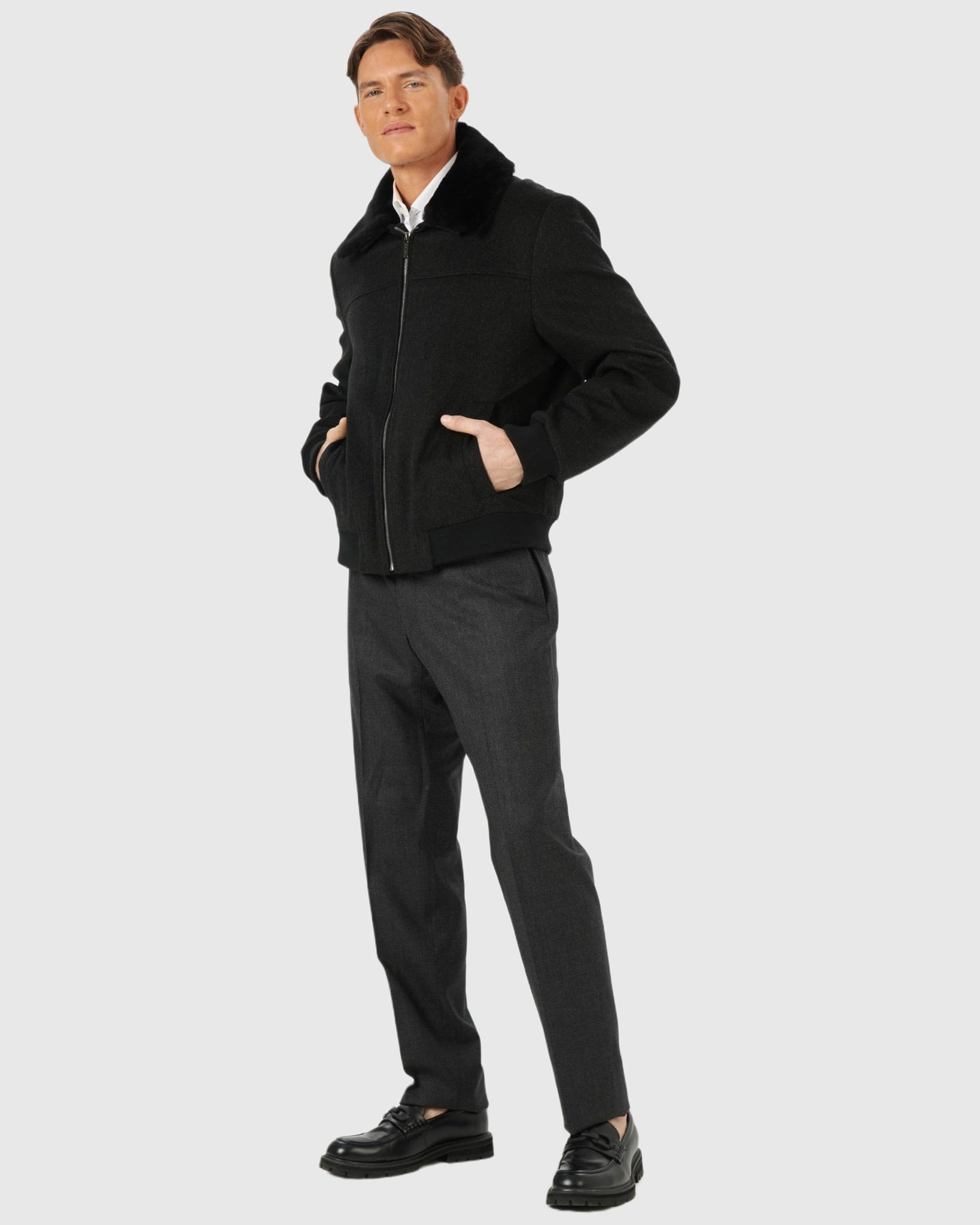 #Color_BLACK MELANGE