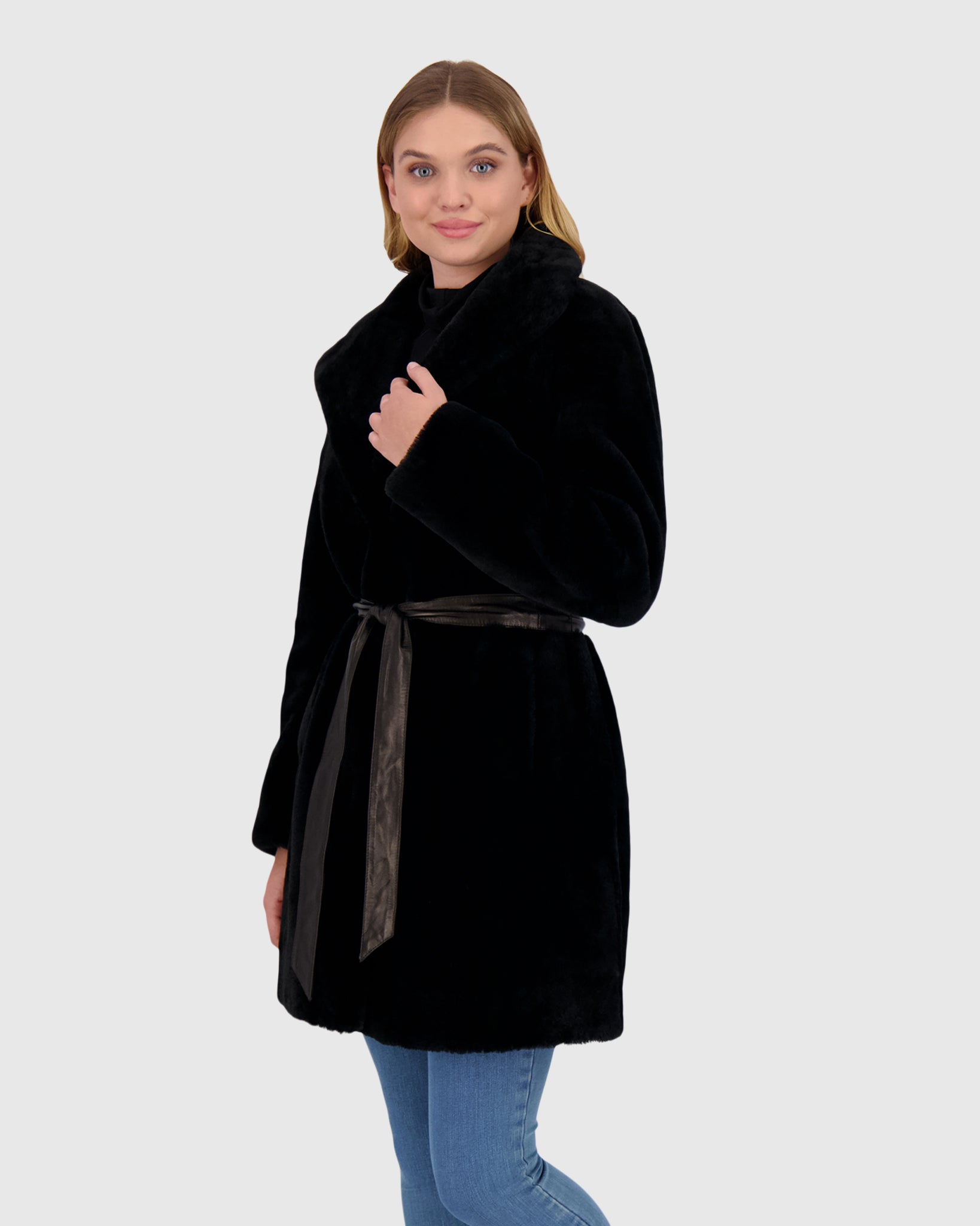 Select Shearling Lamb Stroller Reversible To Nylon