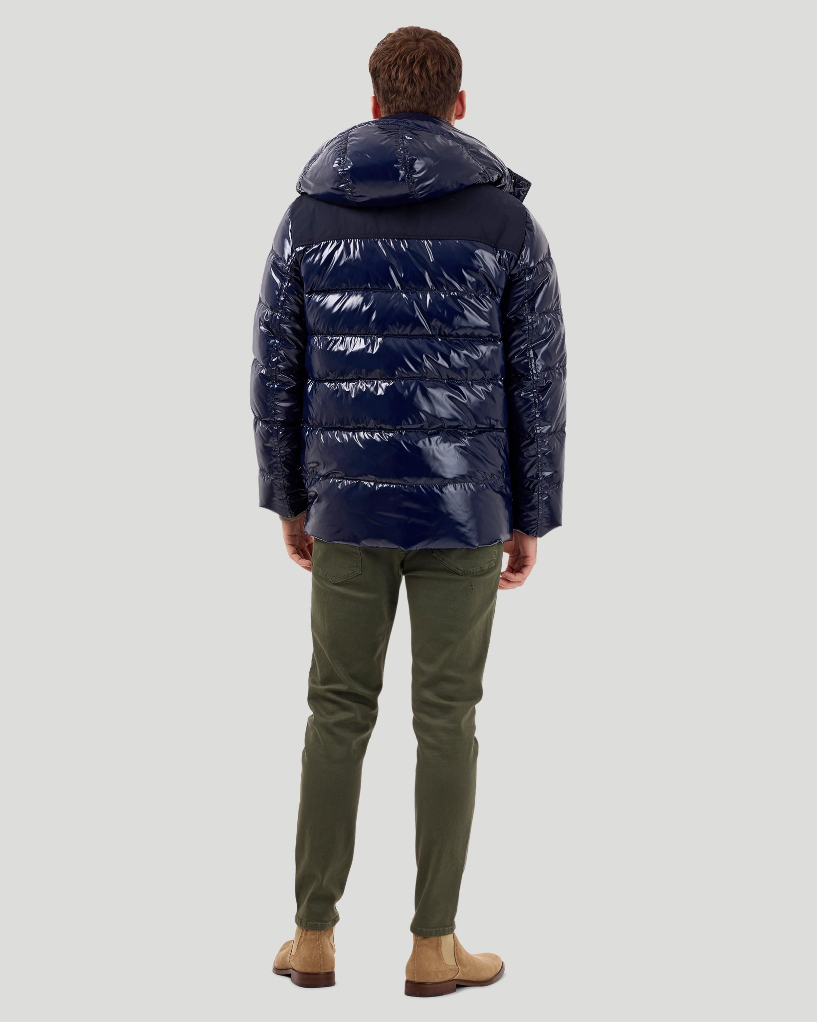 Men's Après-Ski Parka with Detachable Select Shearling Lamb Collar